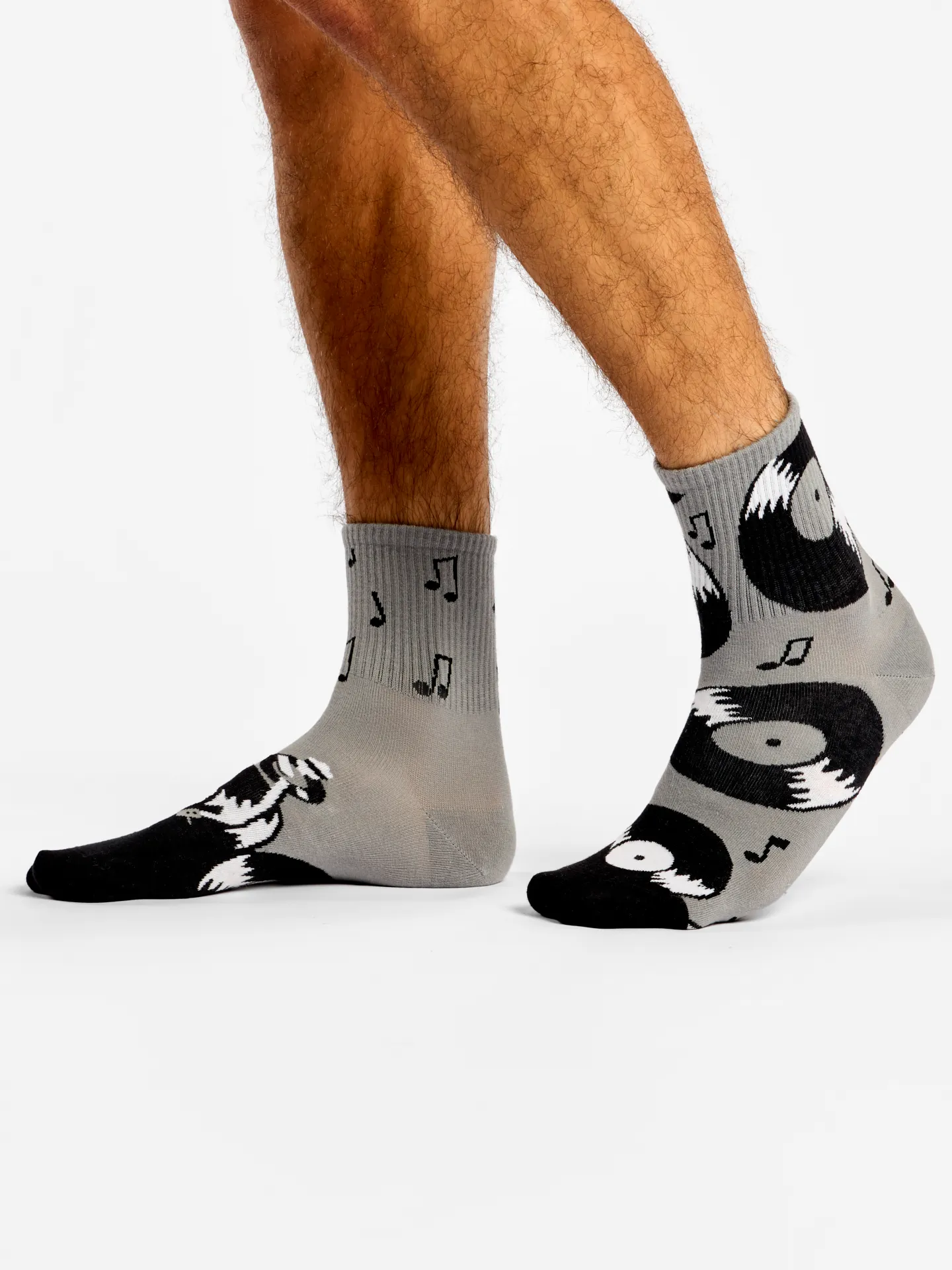 Lustige Crewsocken Langspielplatten - Image 2