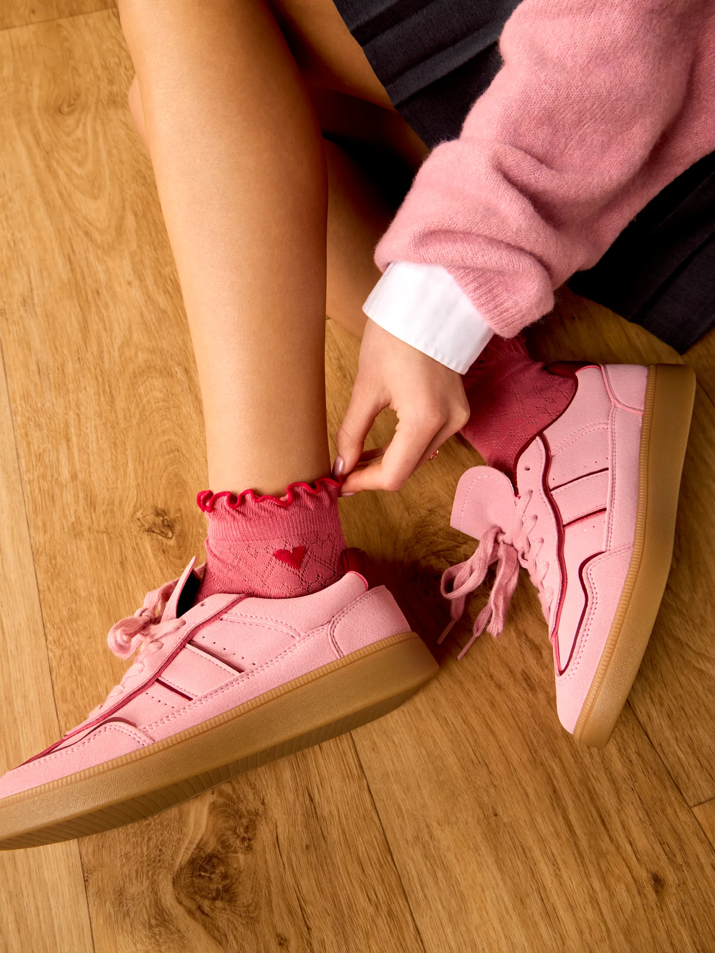 Cutecore-Socken Rote Herzen - Image 3