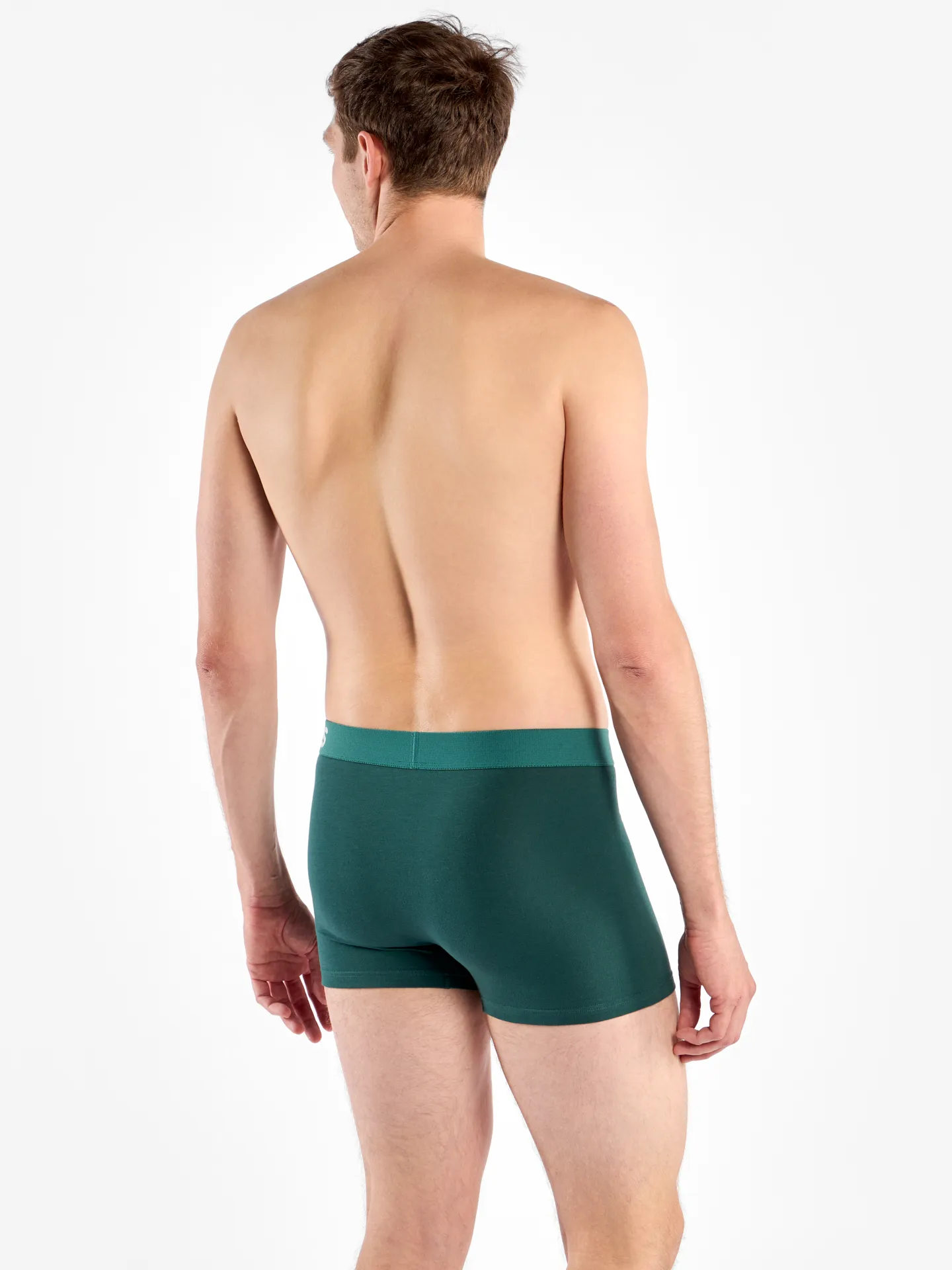 Dunkelsmaragdgrüne Boxershorts für Männer - Image 3