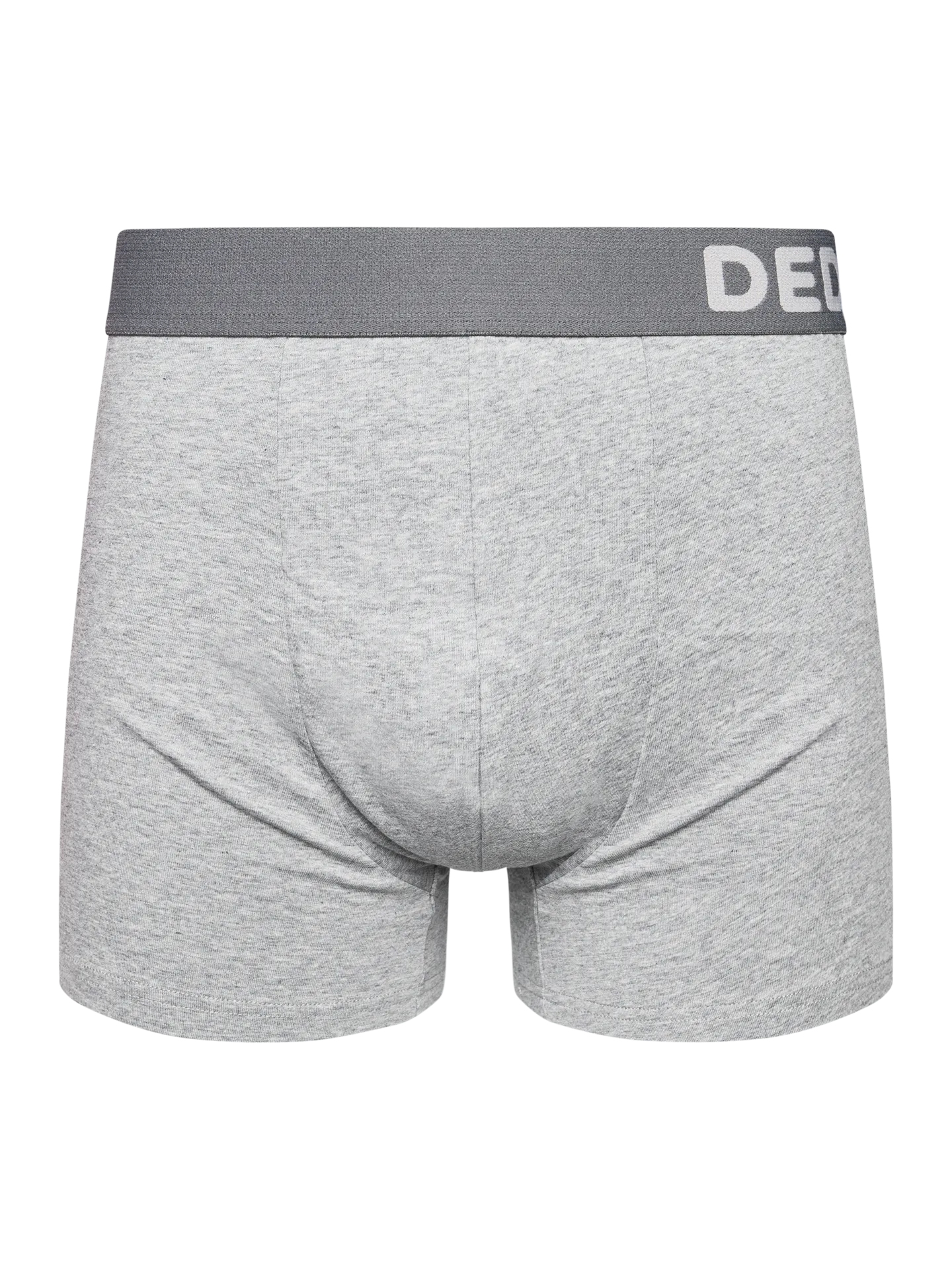 Dunkelgraue Melange Boxershorts für Männer