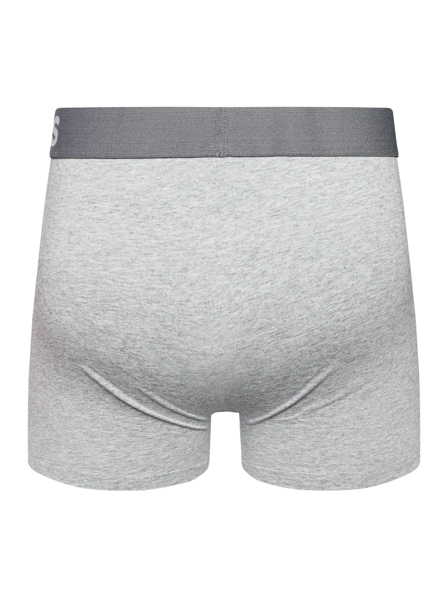 Dunkelgraue Melange Boxershorts für Männer - Image 2