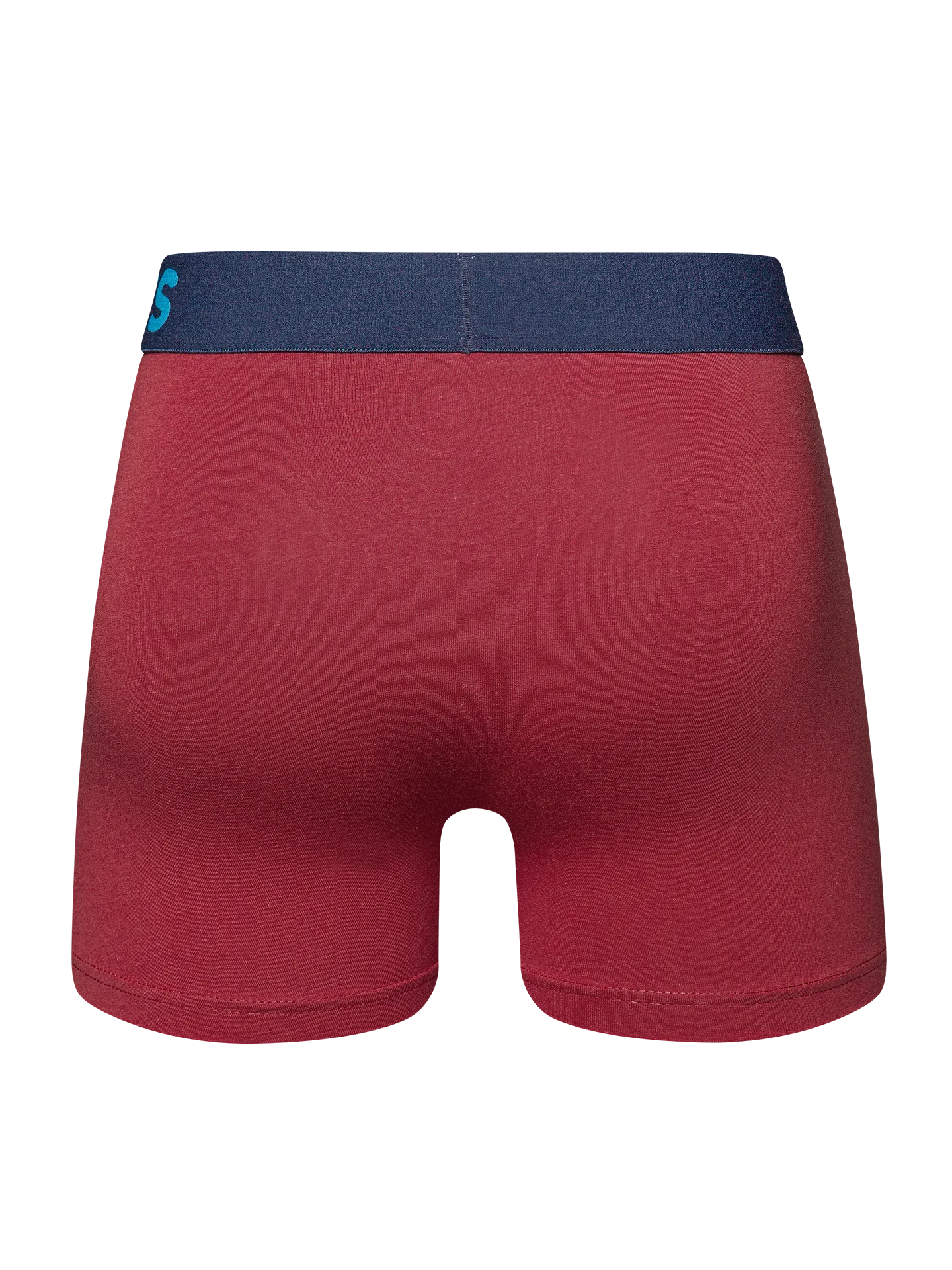 Dunkelrote Boxershorts für Männer - Image 3