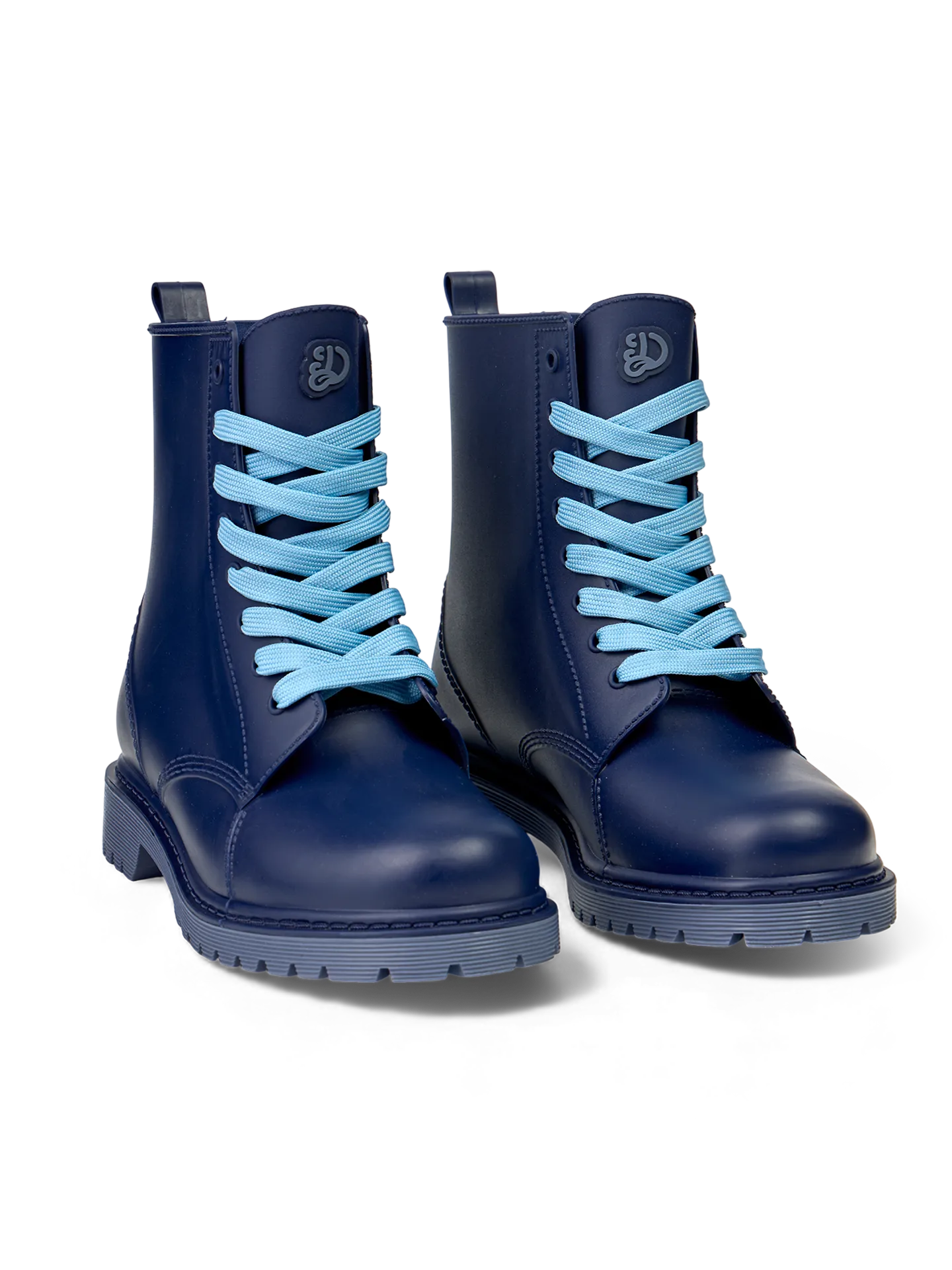Tiefblaue Regenstiefel für Frauen