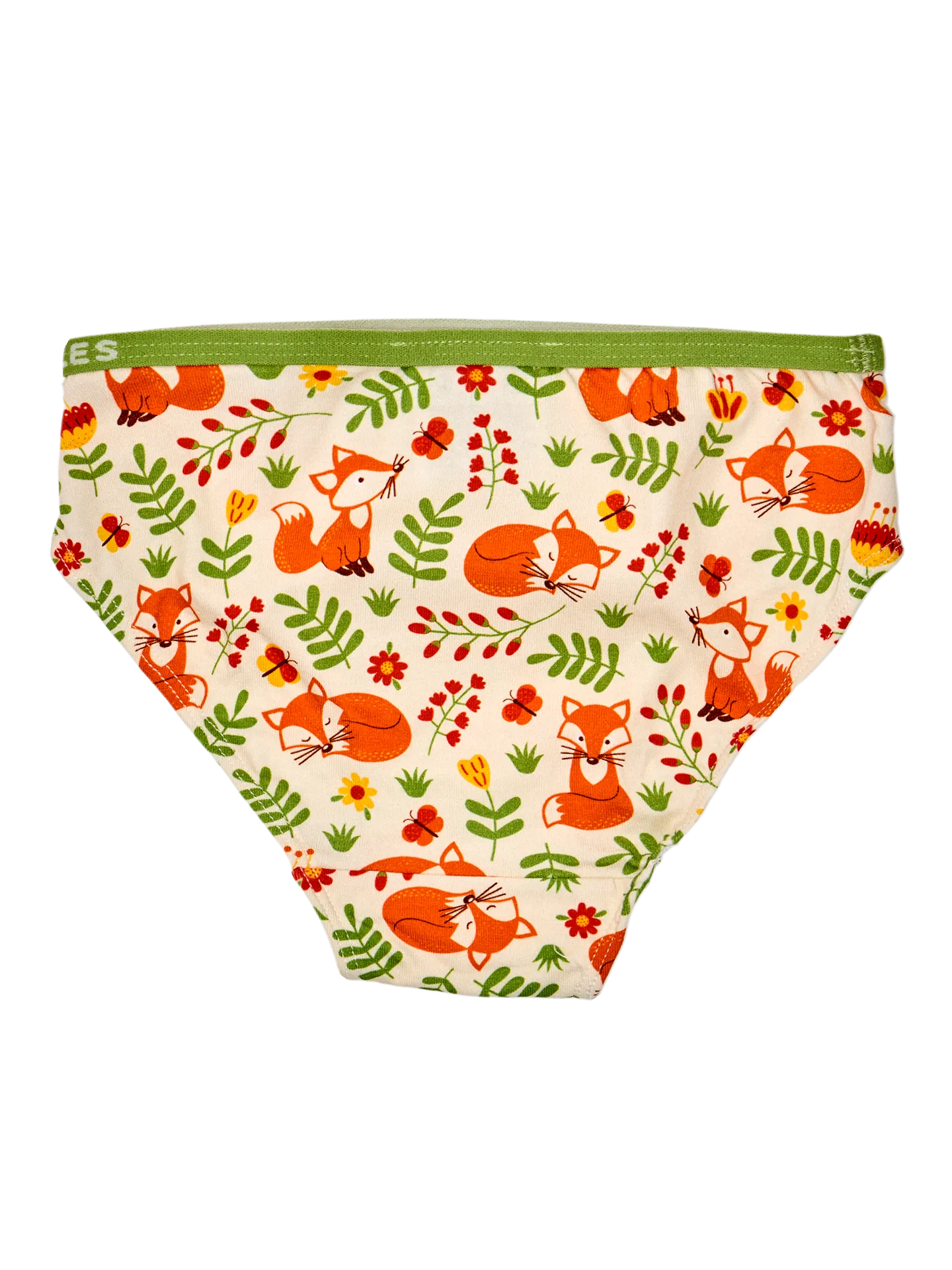 Lustige Höschen für Mädchen Fuchs und Schmetterlinge - Image 2