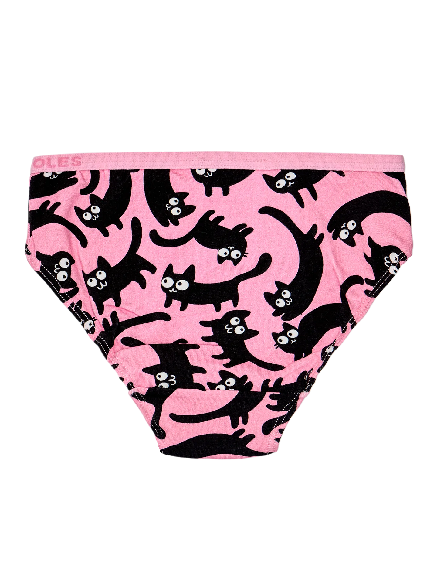 Lustige Höschen für Mädchen Rosa Katzen - Image 2