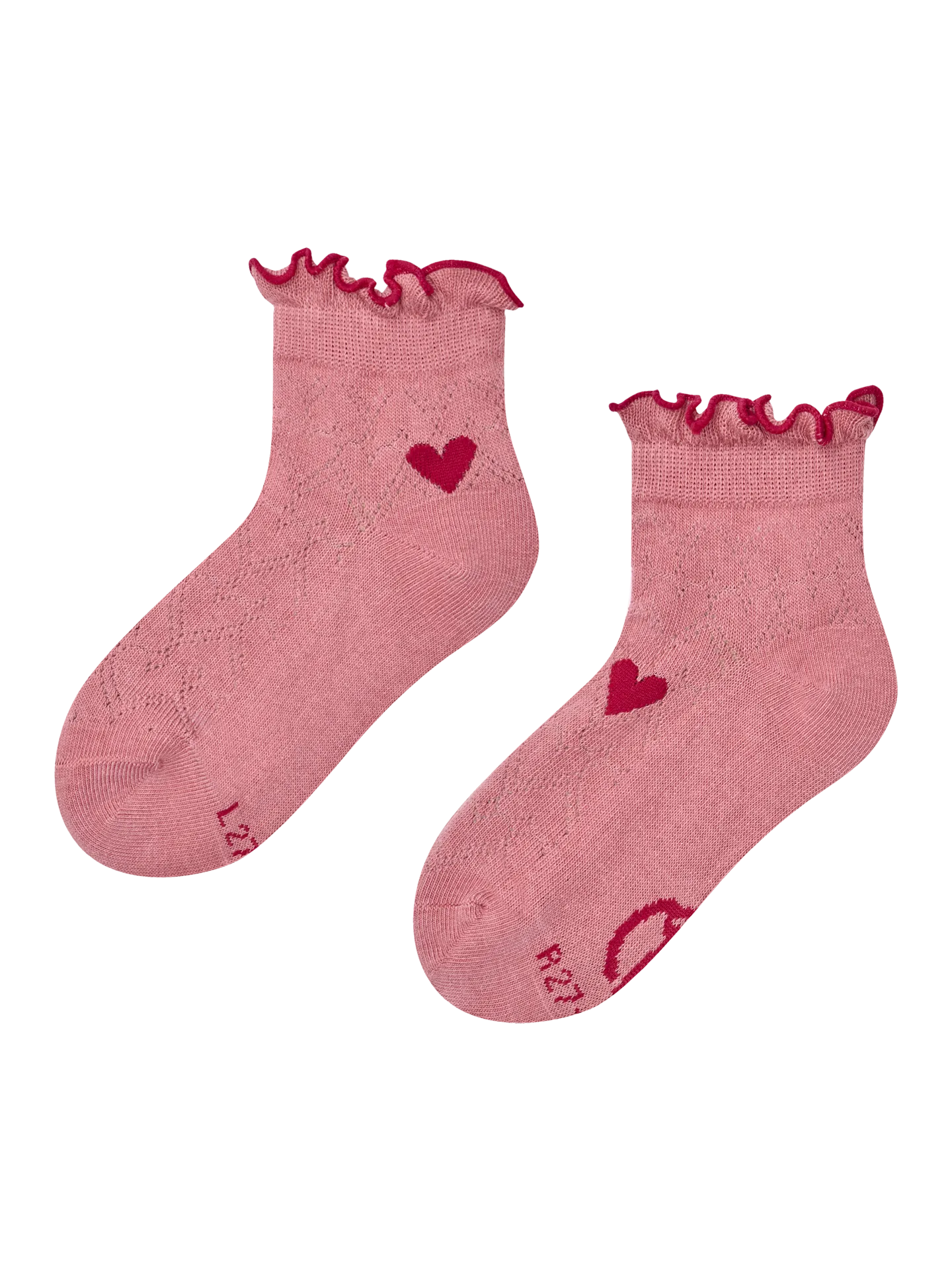 Cutecore-Socken für Mädchen Rote Herzen