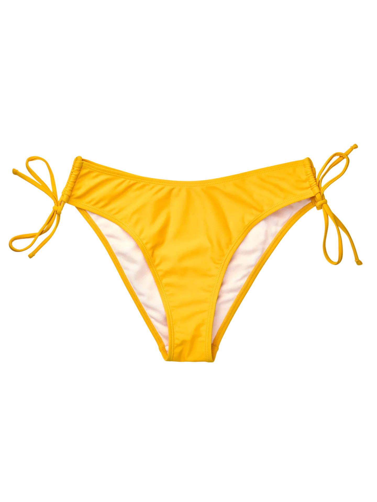 Goldgelbe verstellbare Bikinihöschen