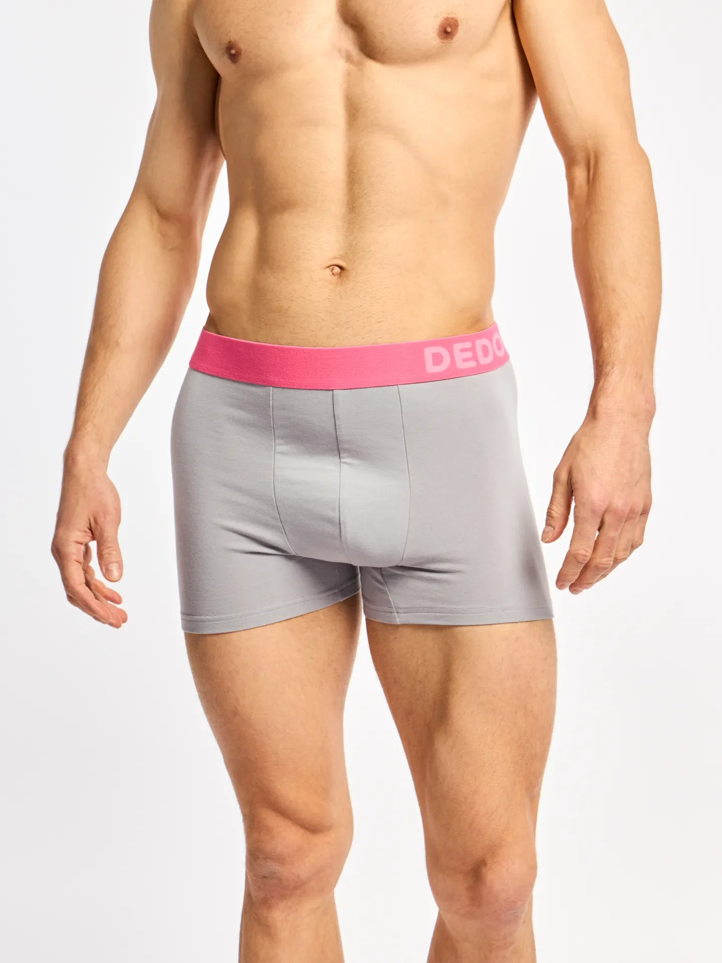 Graue und Rosa Boxershorts für Männer - Image 4