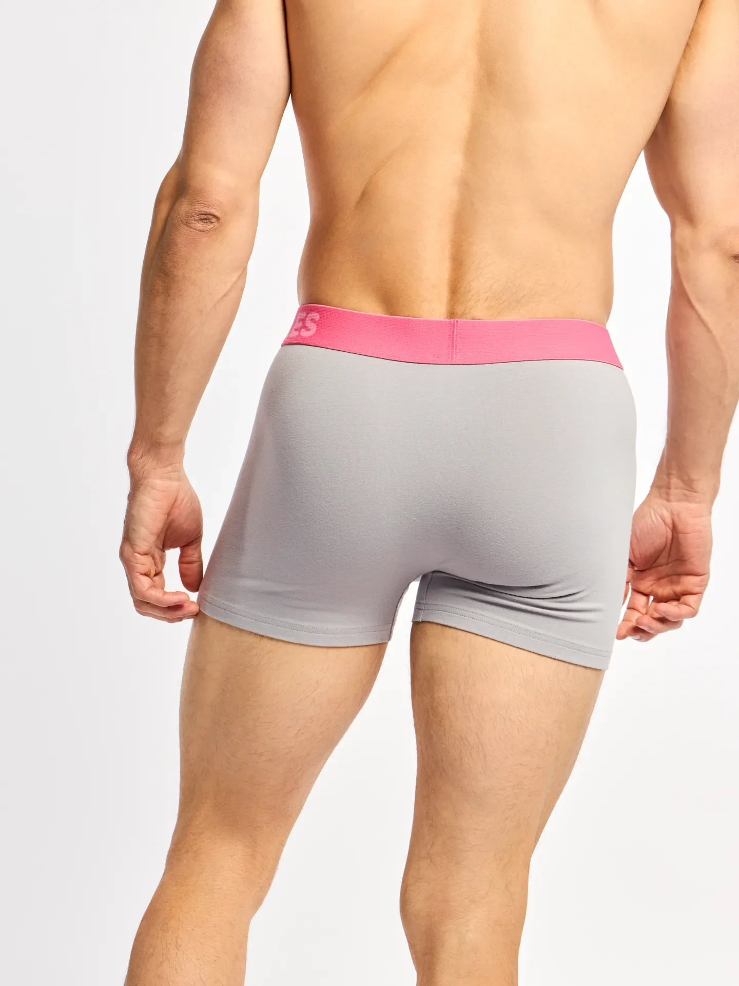 Graue und Rosa Boxershorts für Männer - Image 5