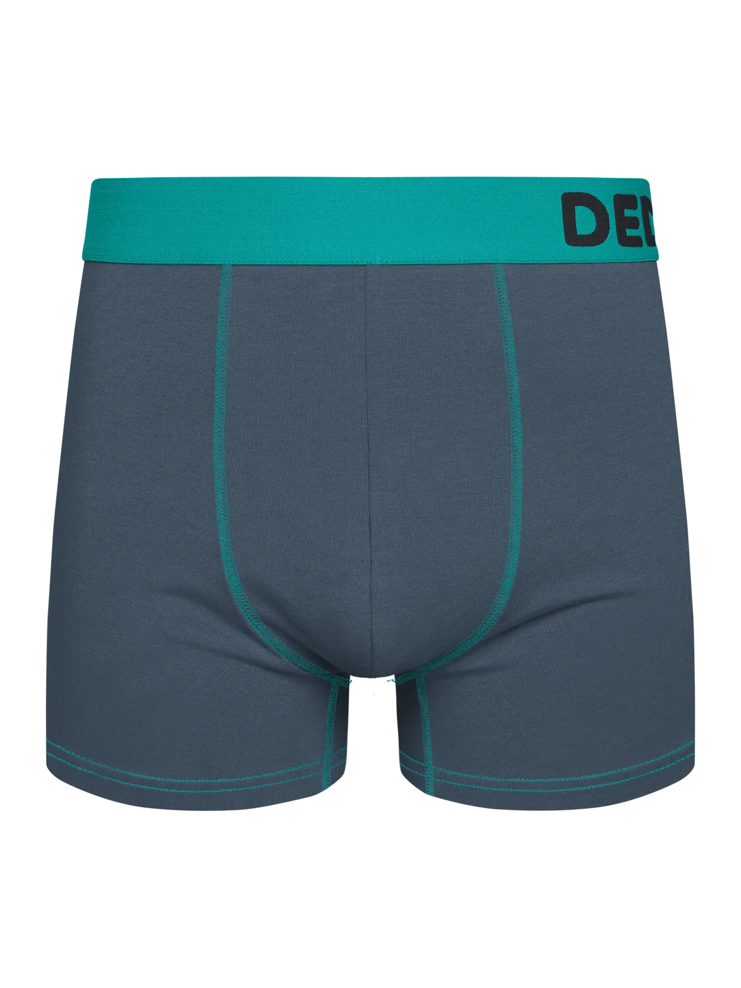 Graue und türkisfarbene Boxershorts für Männer