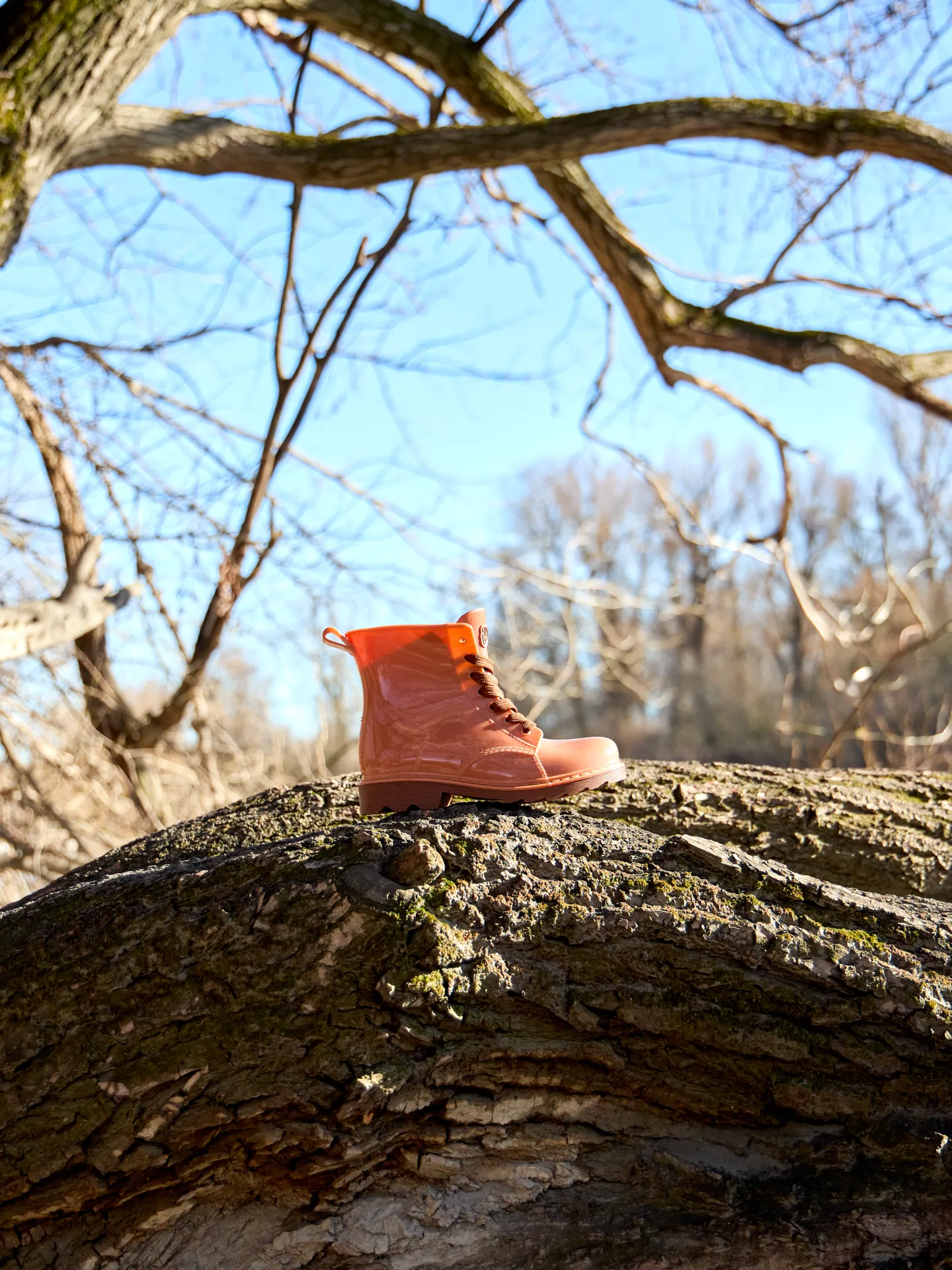 Haselnussbraune Regenstiefel für Kinder - Image 5