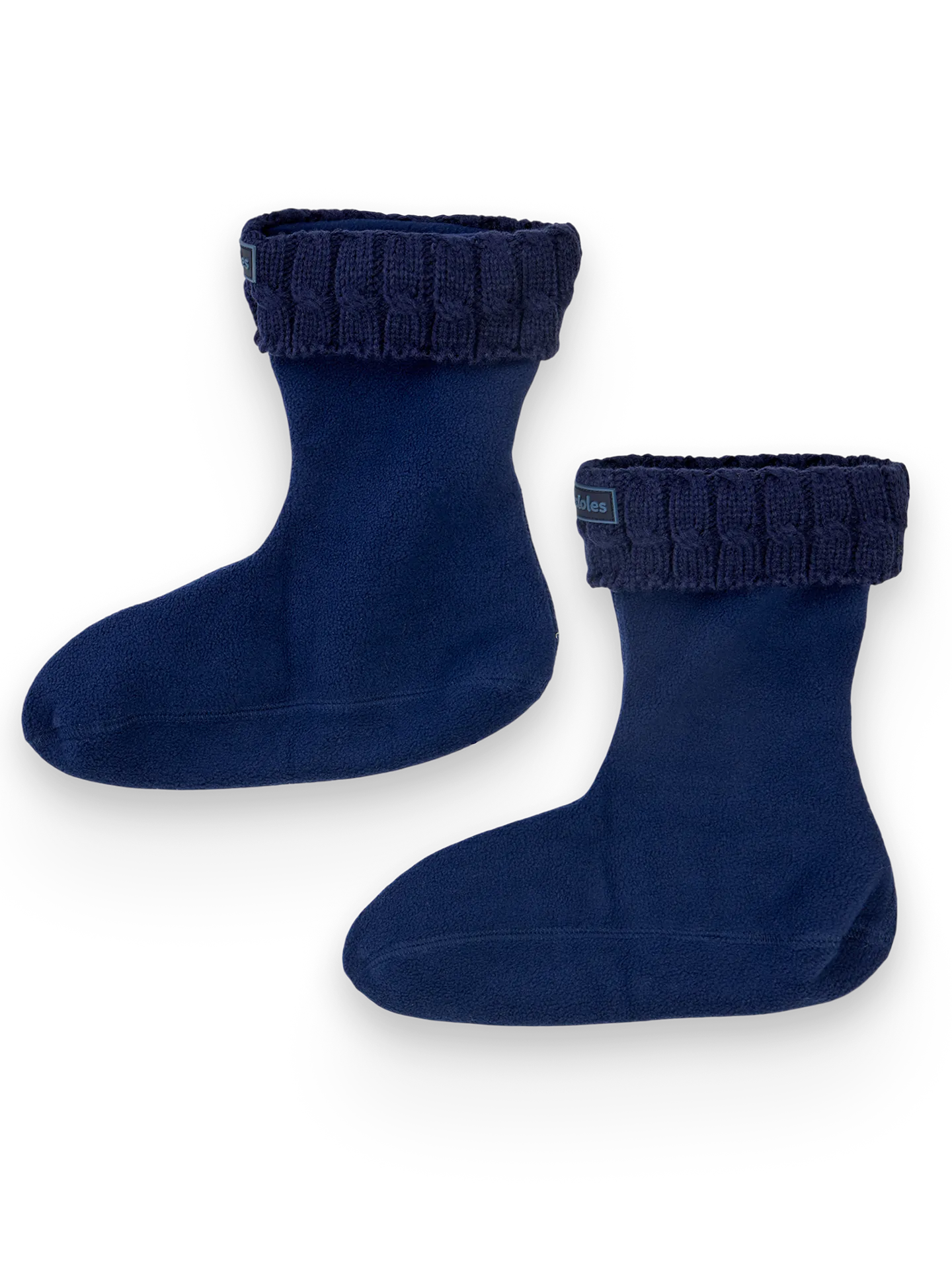 Isolierte Stiefelsocken für Regenstiefel Tiefblau
