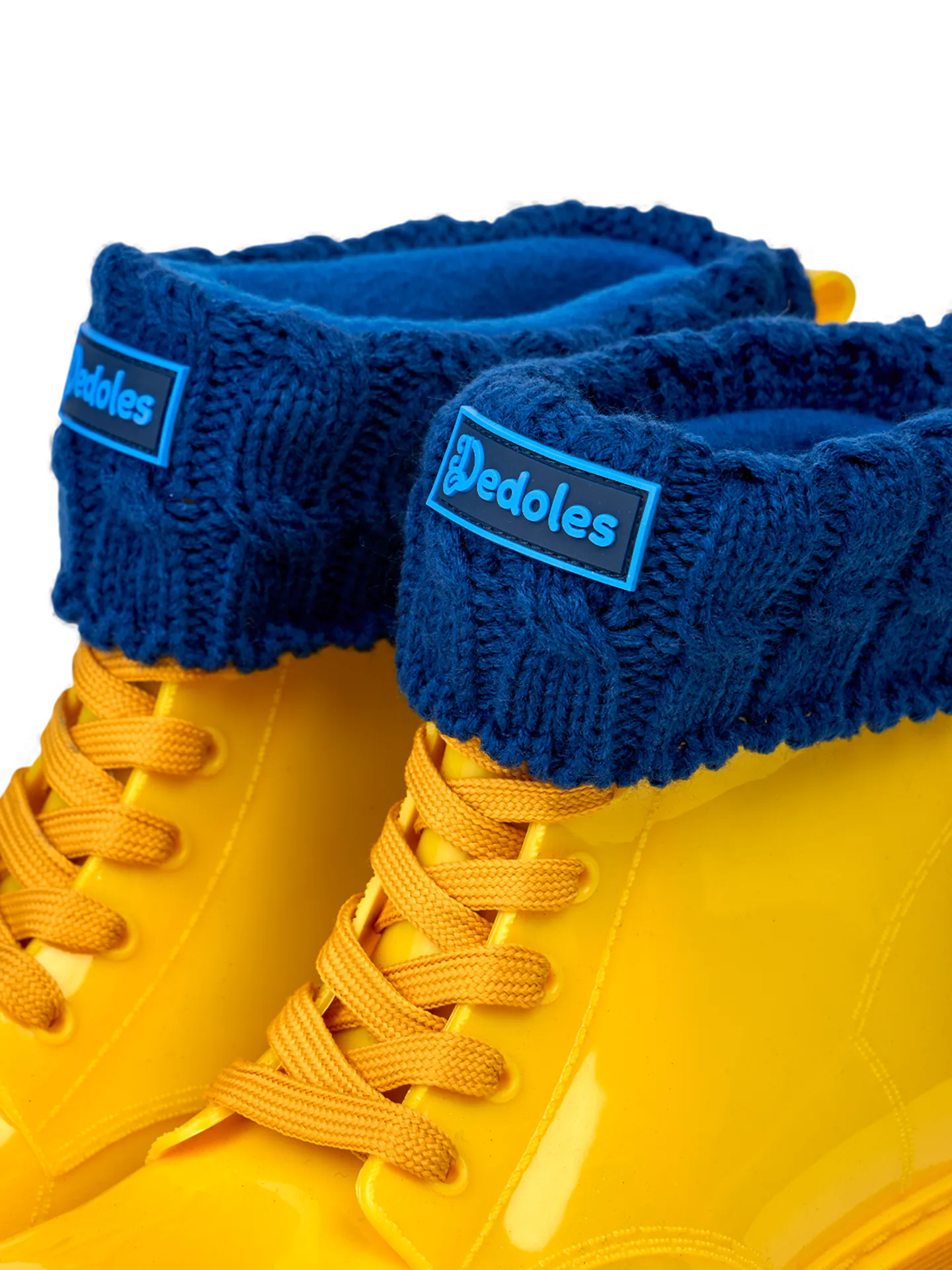 Isolierte Kinder-Stiefelsocken für Regenstiefel Ozeanblau - Image 3