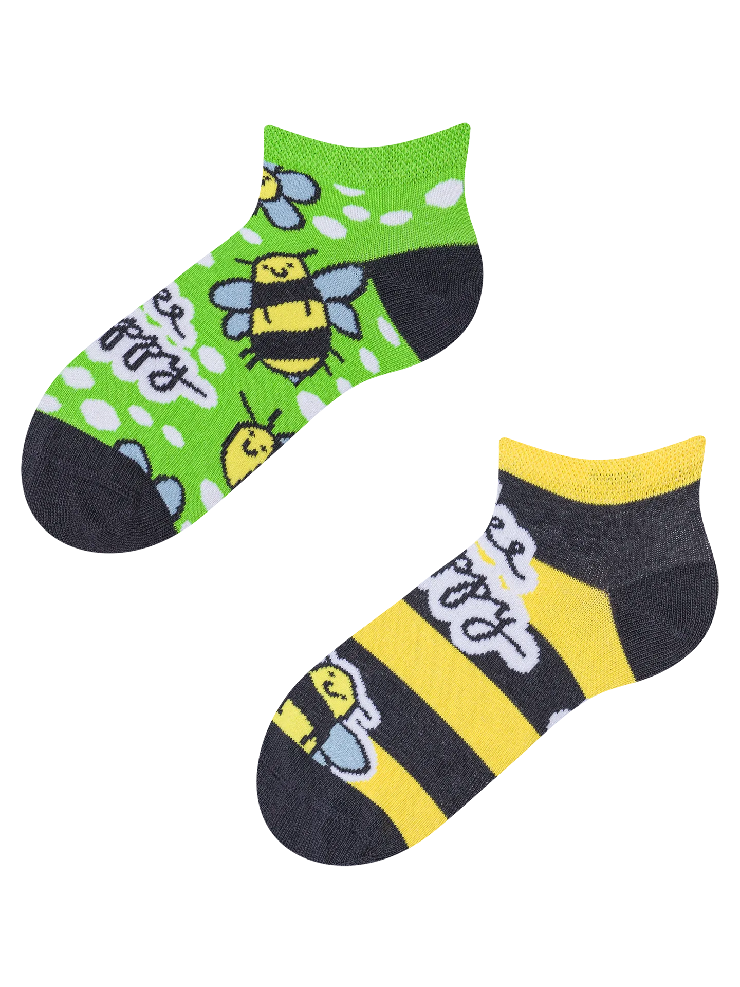Lustige Knöchelsocken für Kinder Bienen