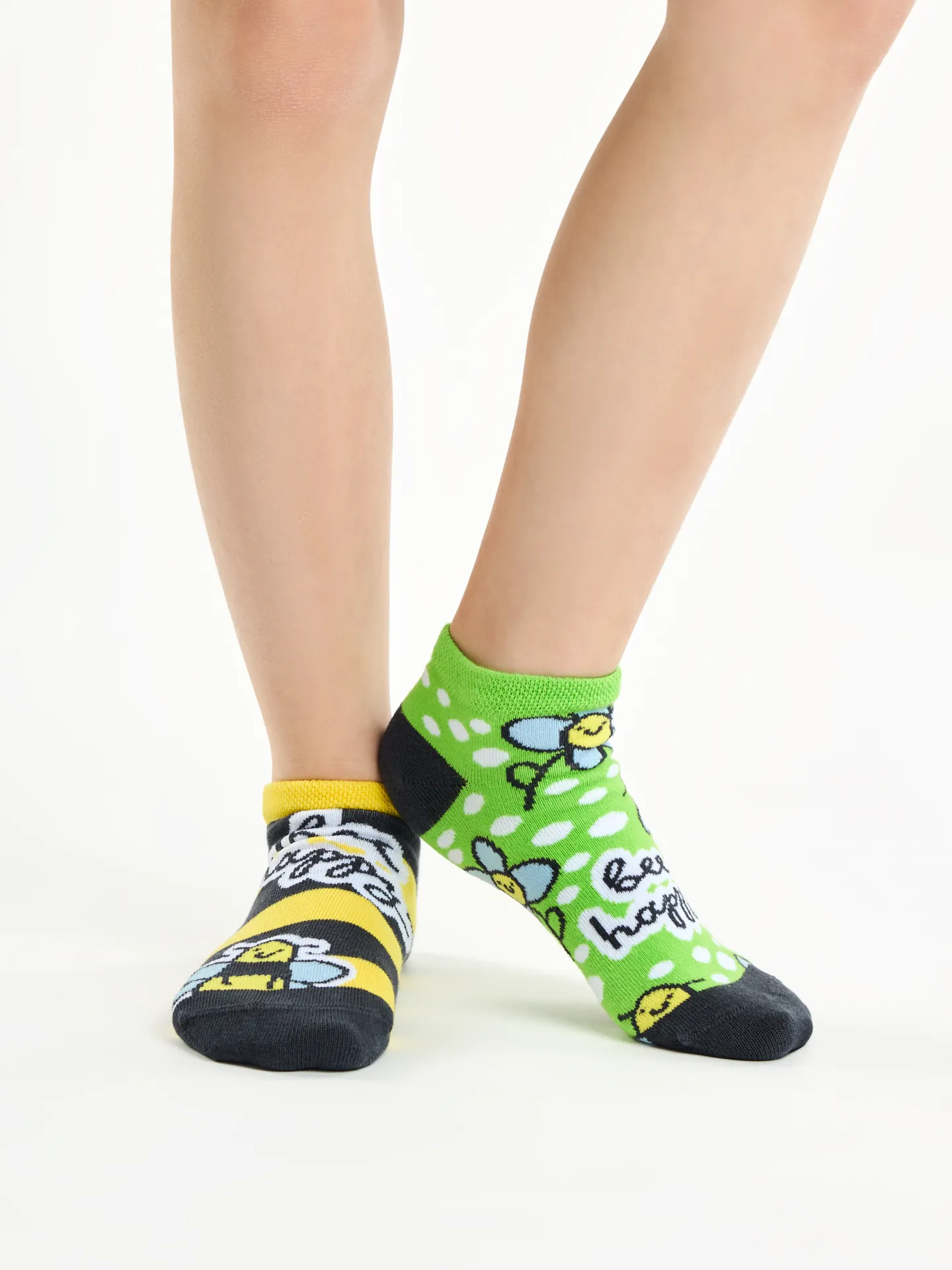 Lustige Knöchelsocken für Kinder Bienen - Image 2
