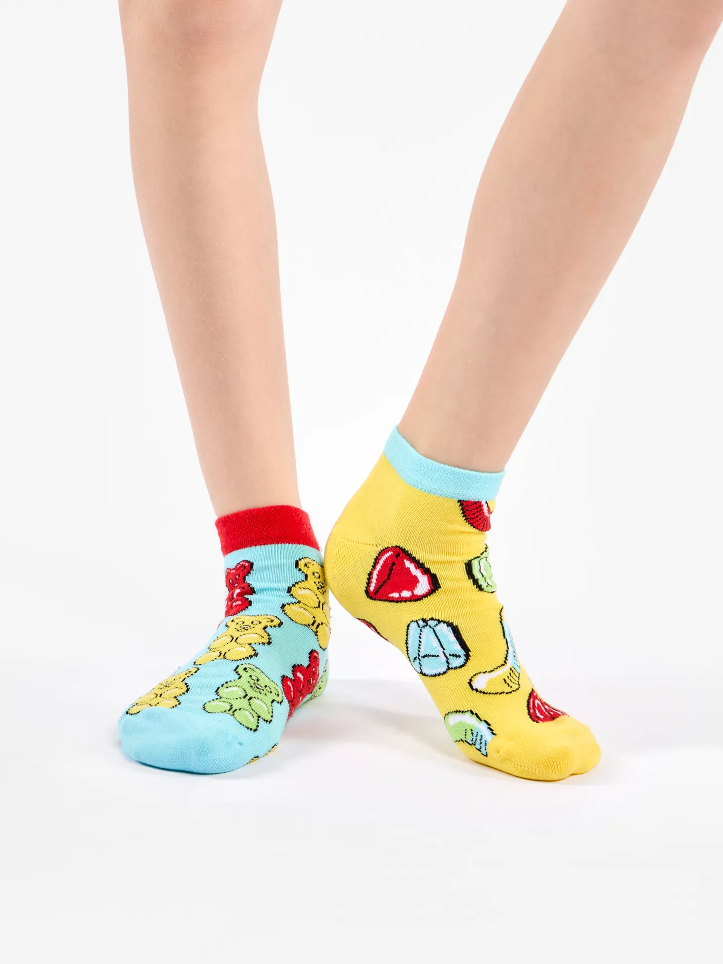 Lustige Knöchelsocken für Kinder Gummibären - Image 2