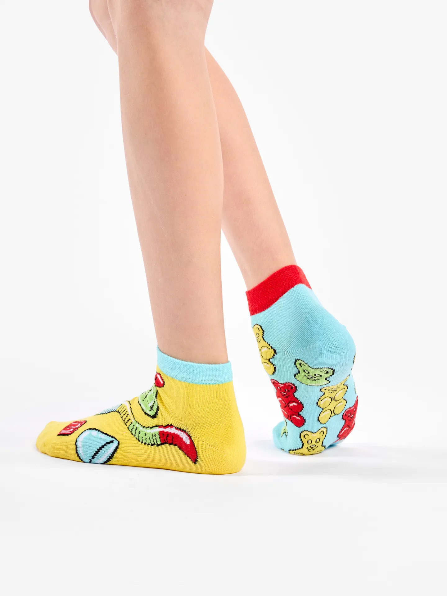 Lustige Knöchelsocken für Kinder Gummibären - Image 3