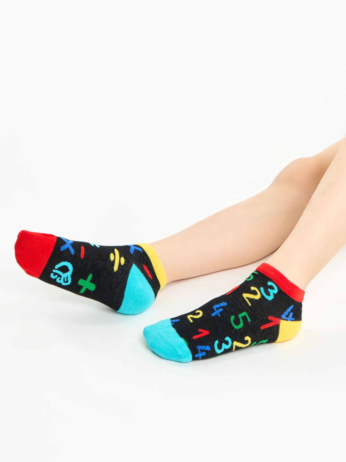 Lustige Knöchelsocken für Kinder Zahlen - Image 2