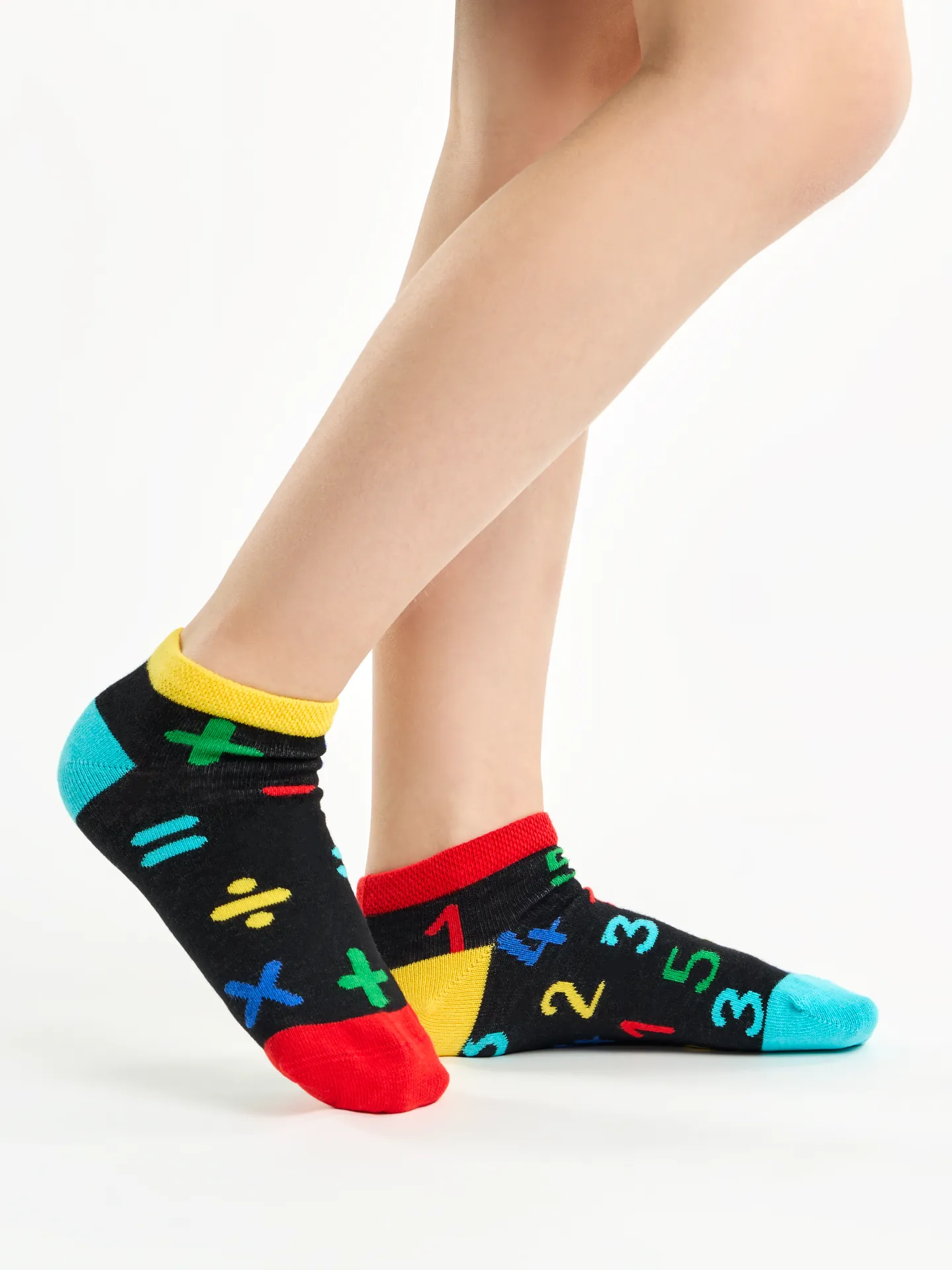 Lustige Knöchelsocken für Kinder Zahlen - Image 3