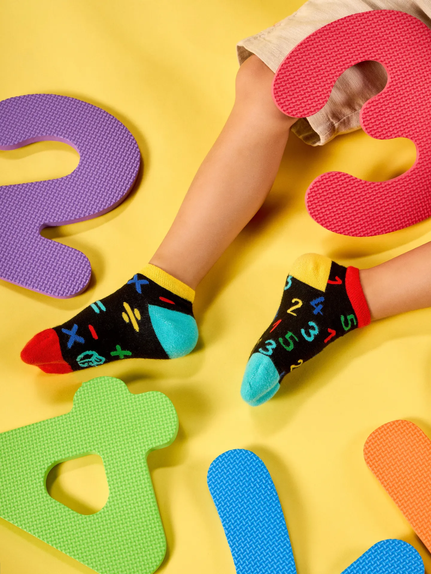Lustige Knöchelsocken für Kinder Zahlen - Image 5