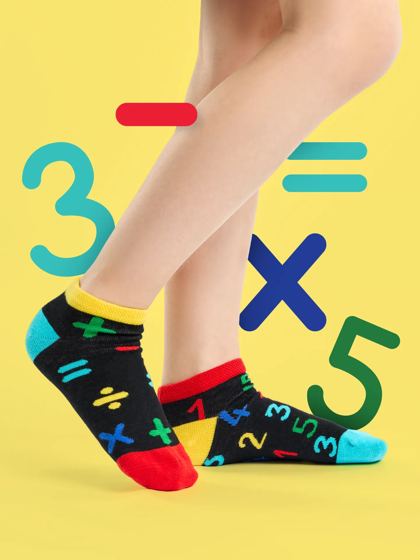 Lustige Knöchelsocken für Kinder Zahlen - Image 7