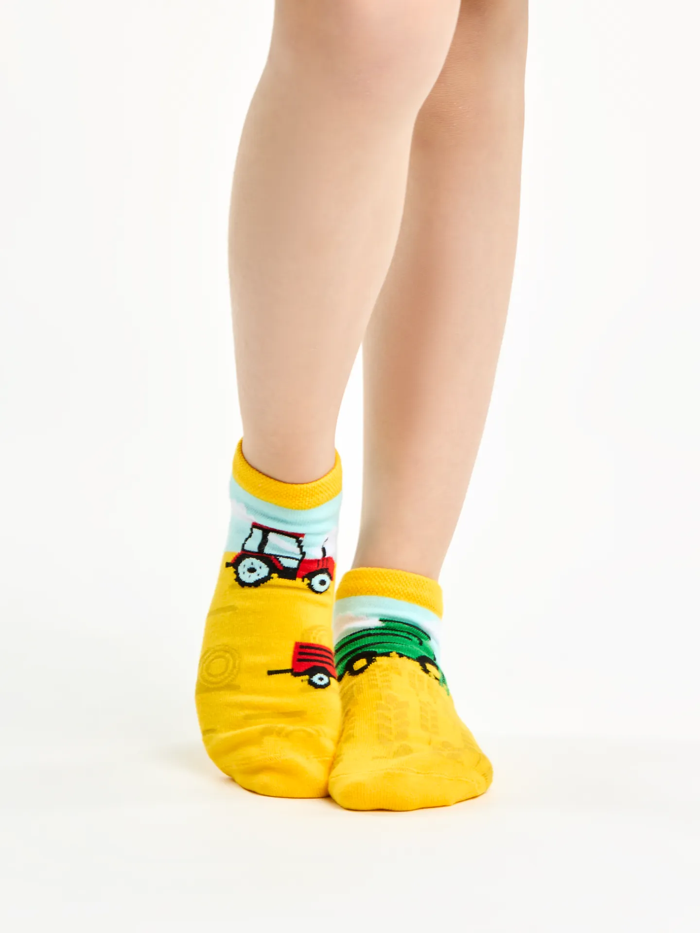 Lustige Knöchelsocken für Kinder Traktor - Image 2