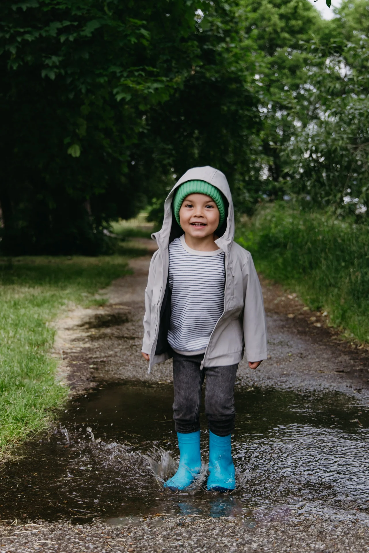 Barfuß-Regenstiefel für Kinder Be Lenka Pudds – Aquablau - Image 2