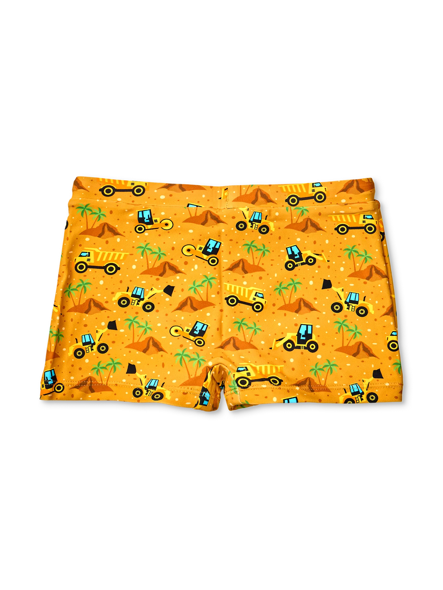 Lustige elastische Badeshorts für Kinder Bagger am Strand - Image 2