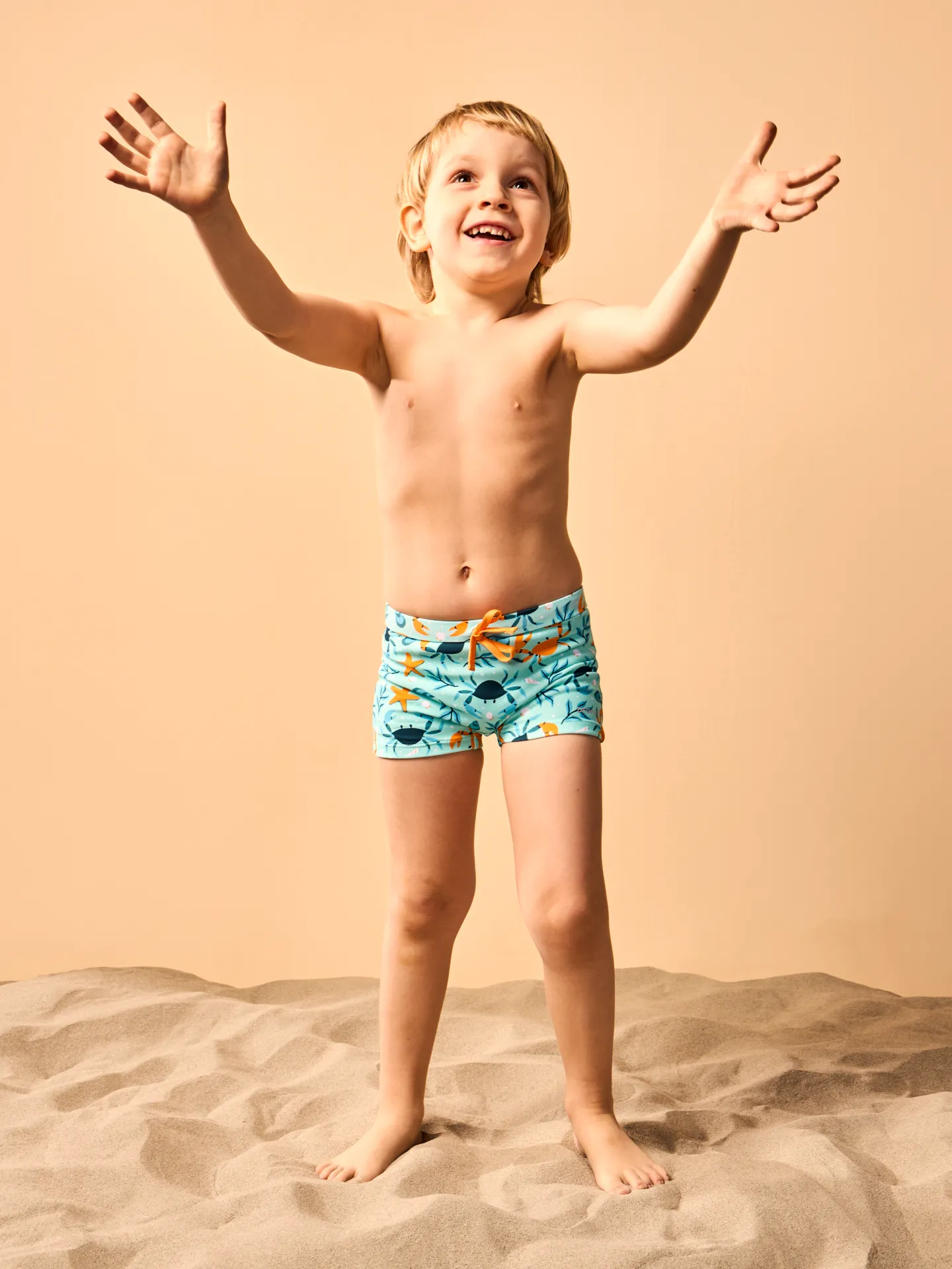 Lustige elastische Badeshorts für Kinder Meereskrabbe - Image 4