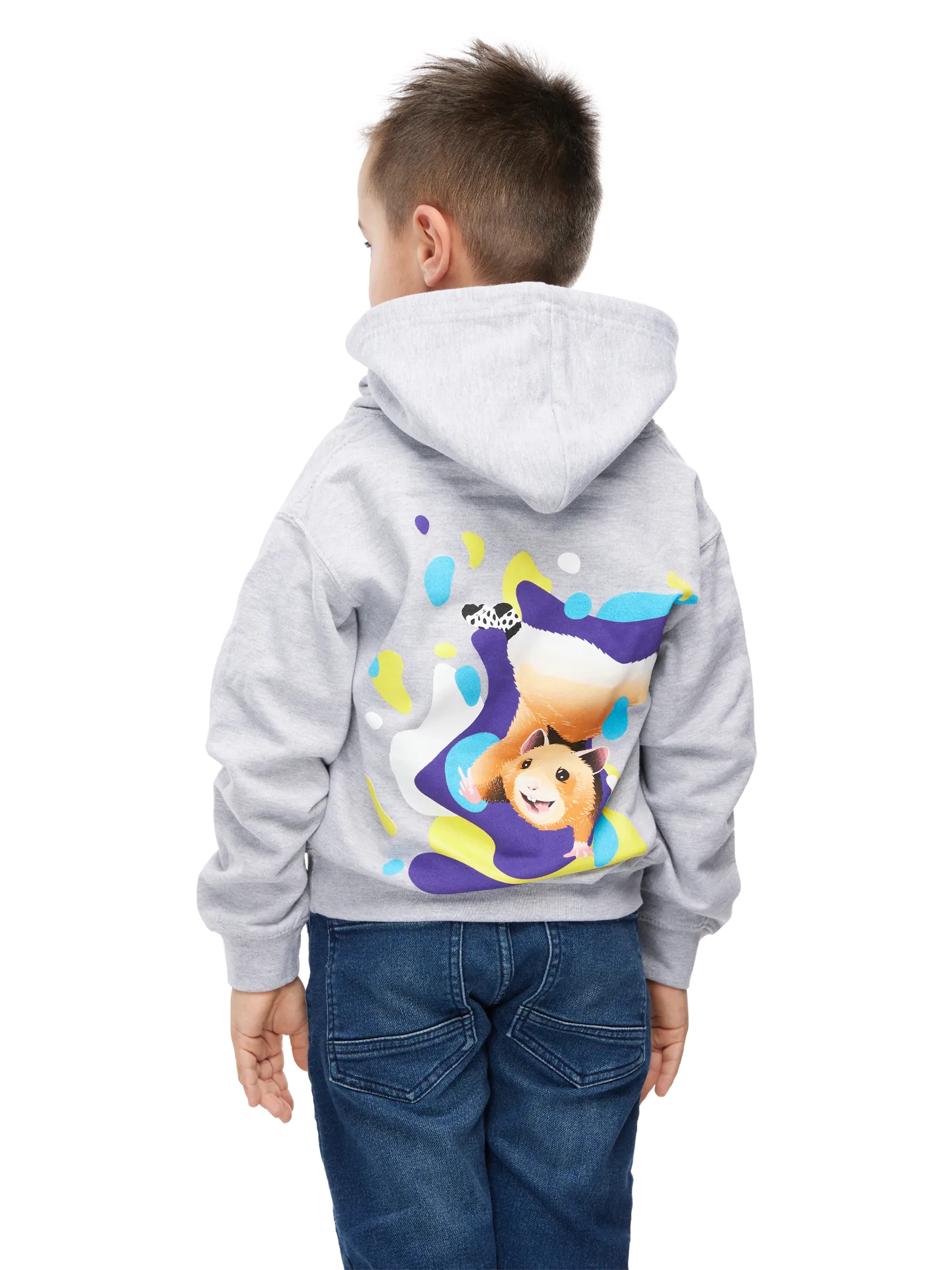 Lustiger Hoodie für Kinder Breakdance-Hamster - Image 6