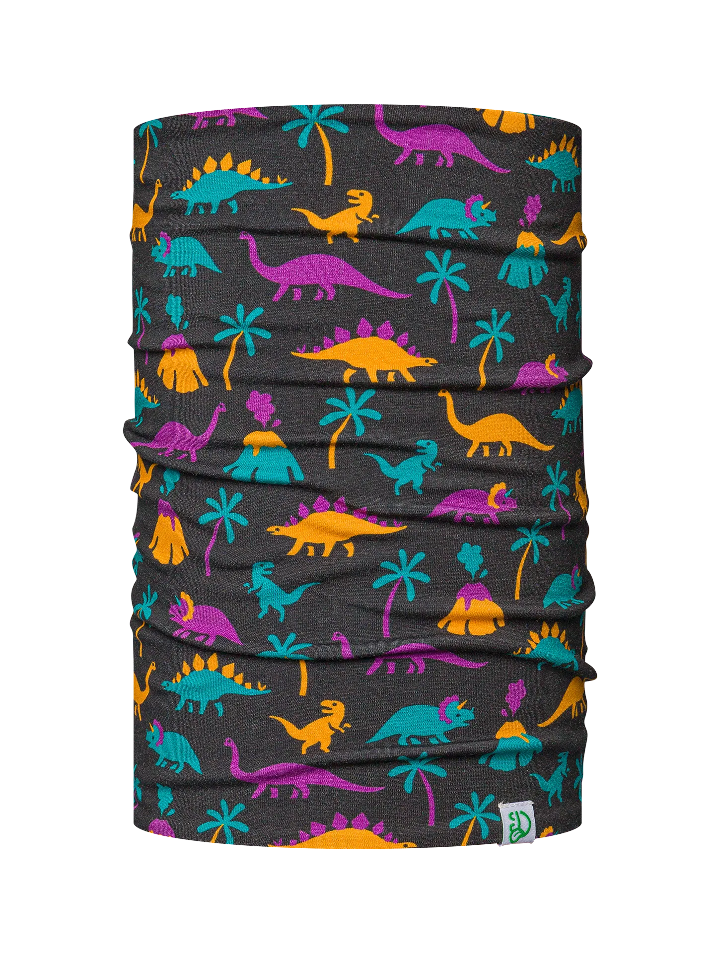 Lustiges Set für Kinder mit leichter Beanie und Halswärmer Dinosaurier und Vulkane - Image 3