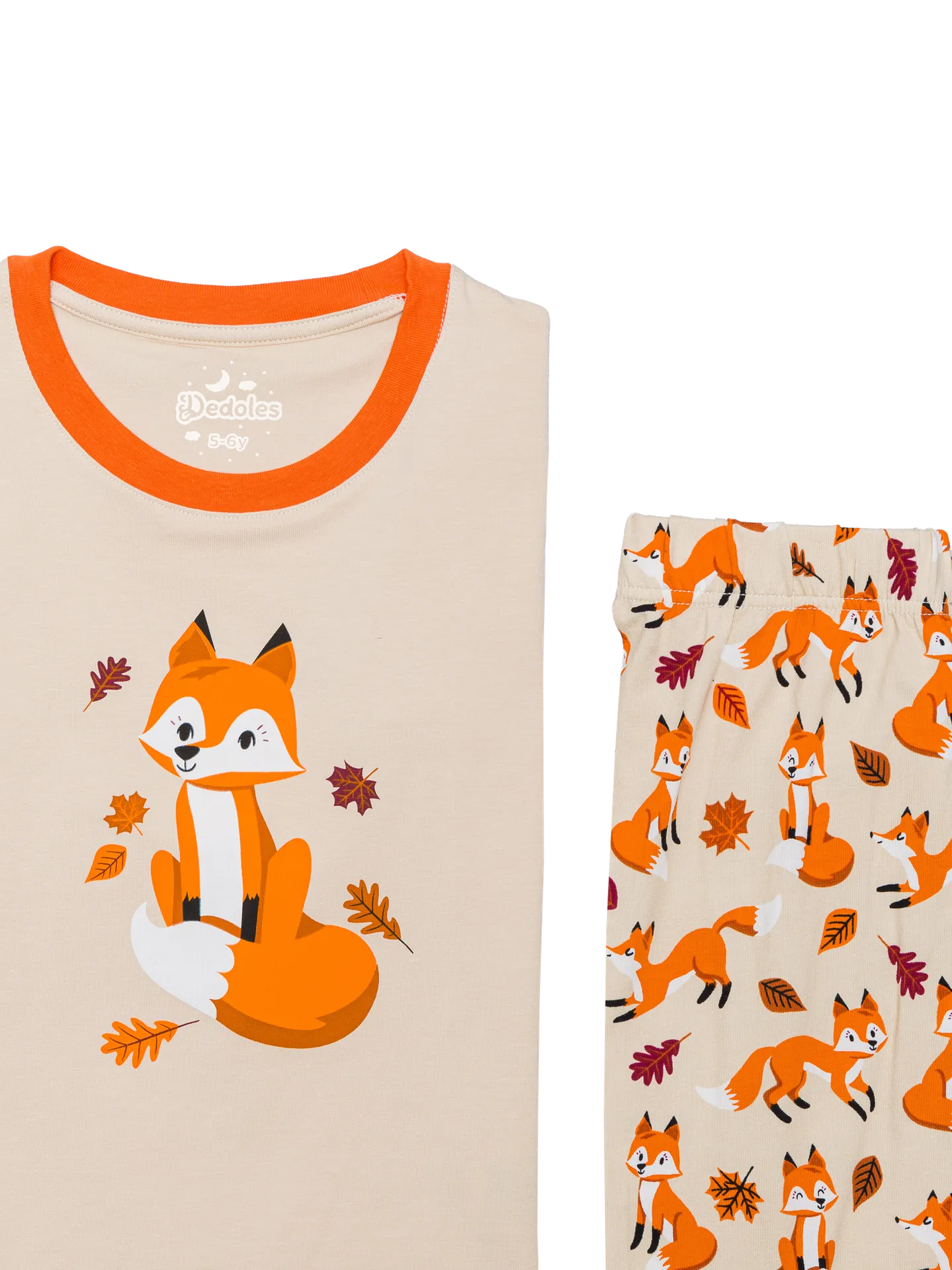 Lustiger Pyjama für Kinder Herbstfuchs - Image 2