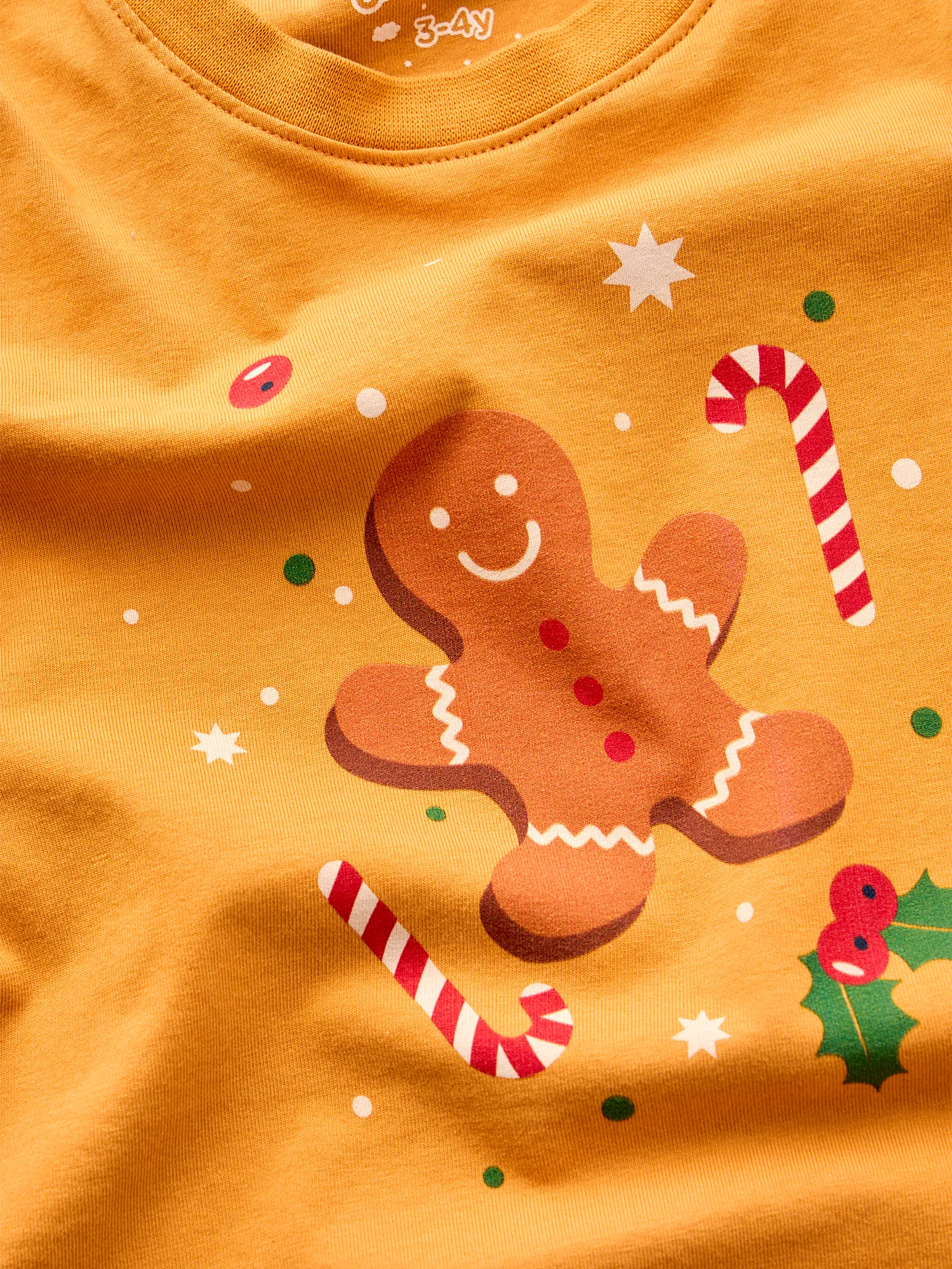 Lustiger Pyjama für Kinder Lebkuchen & Süßigkeiten - Image 2