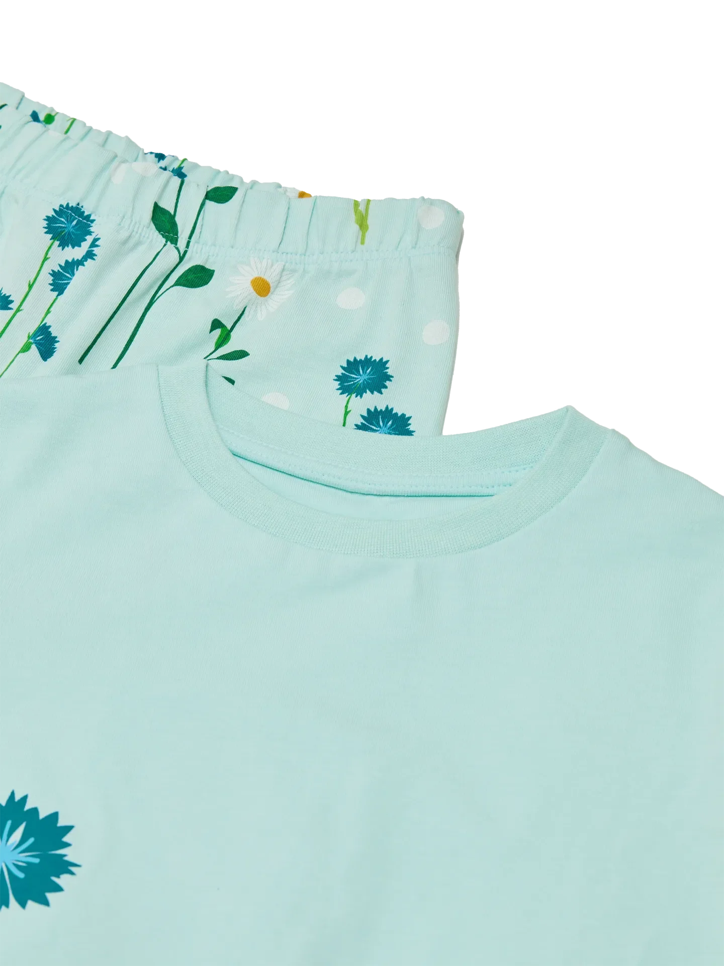 Lustiger Pyjama für Kinder Wiesenblumen - Image 3