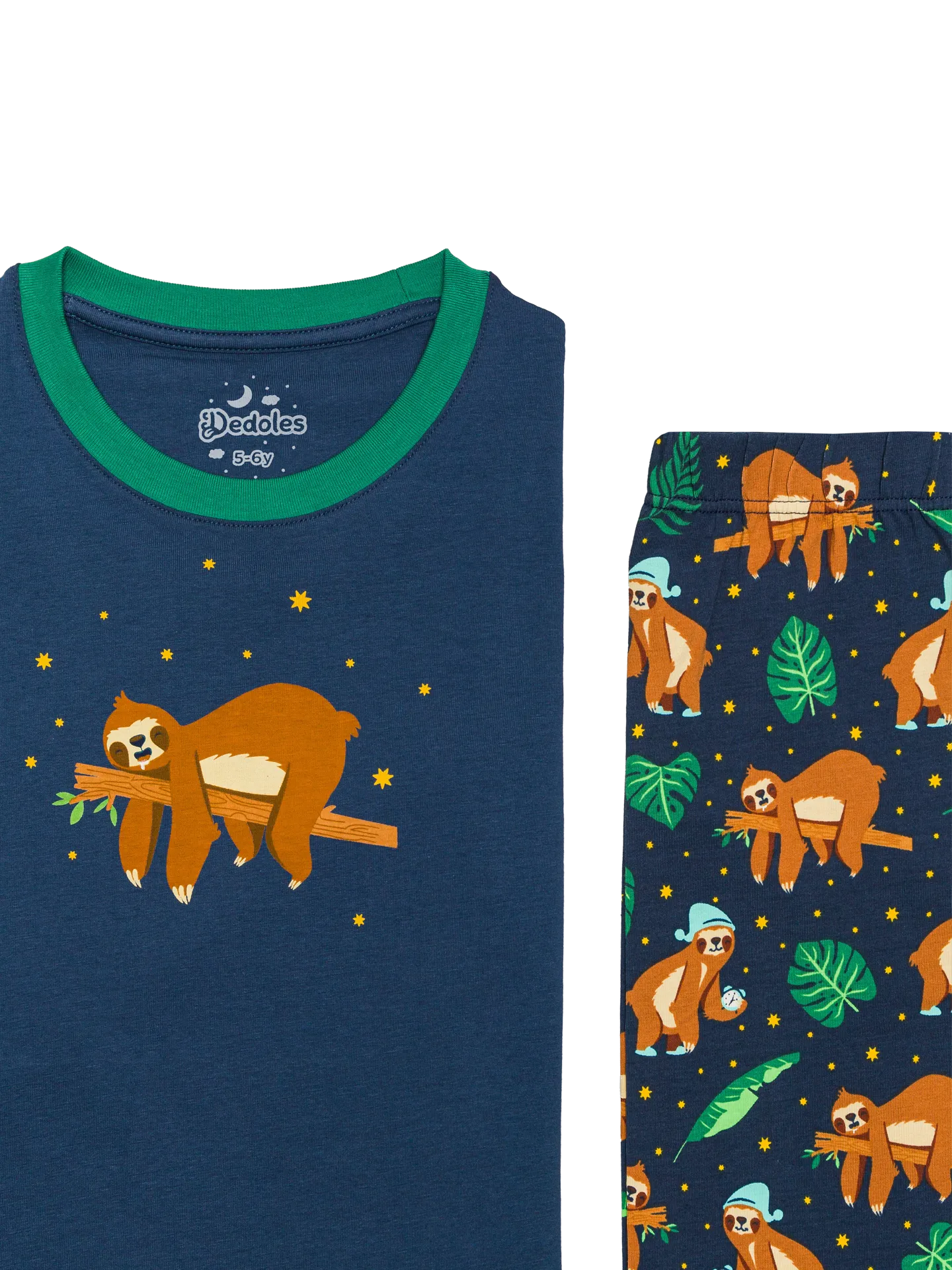 Lustiger Pyjama für Kinder Schläfriges Faultier - Image 2