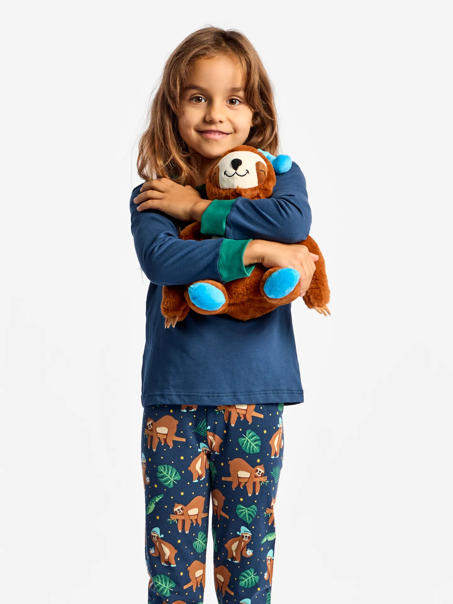 Lustiger Pyjama für Kinder Schläfriges Faultier - Image 3
