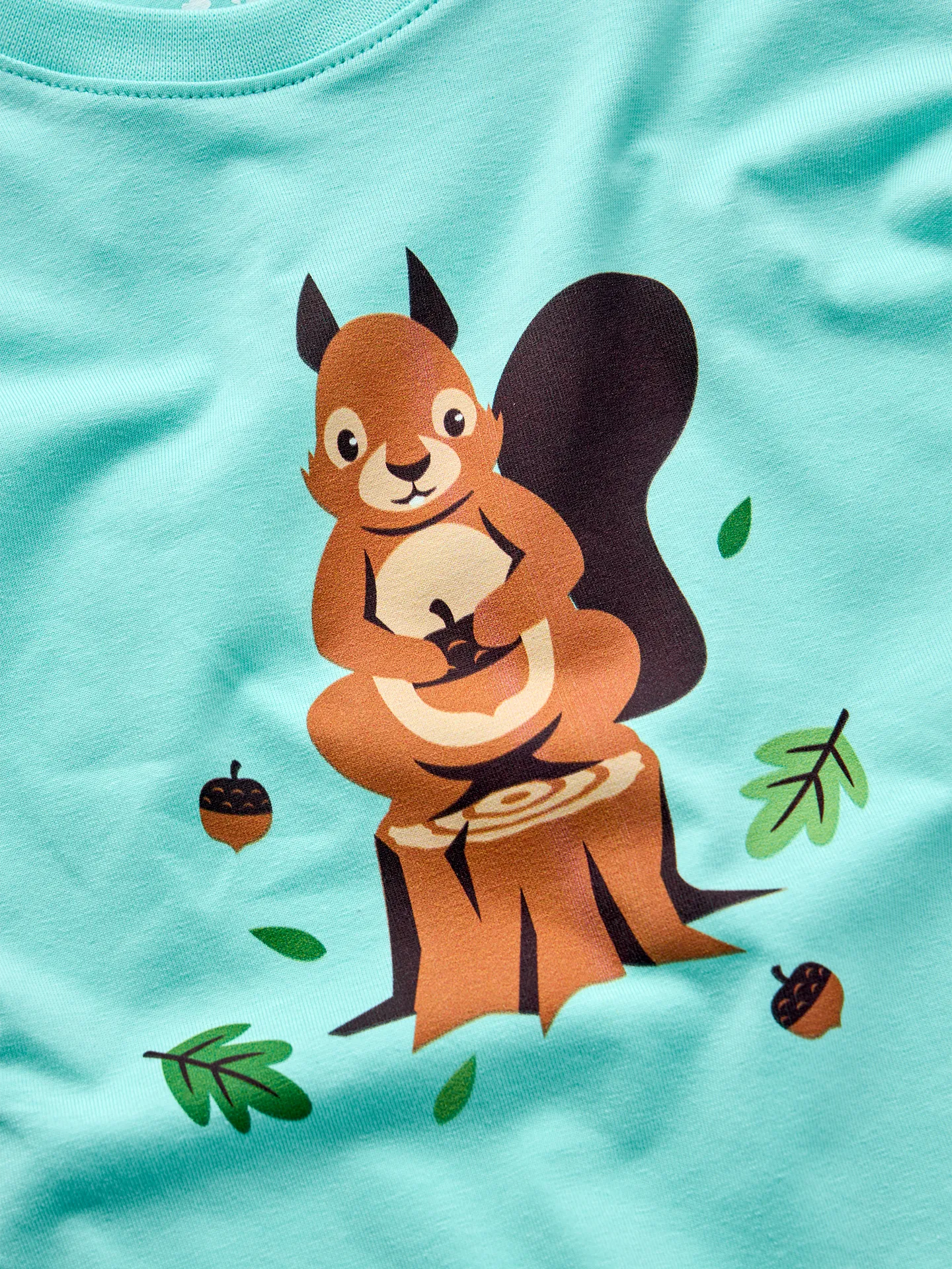 Lustiger Pyjama für Kinder Eichhörnchen im Wald - Image 2