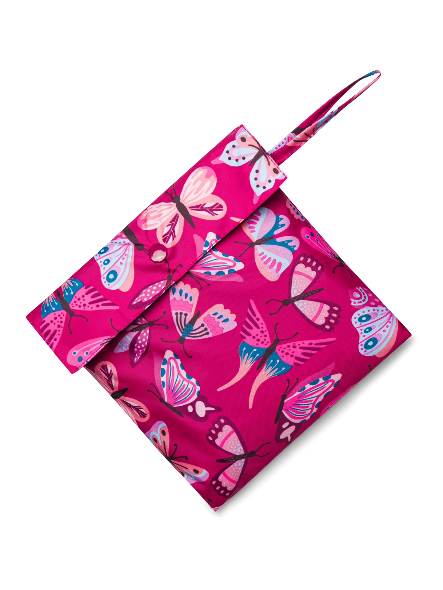 Lustiger Regenmantel für Kinder Rosa Schmetterlinge - Image 3