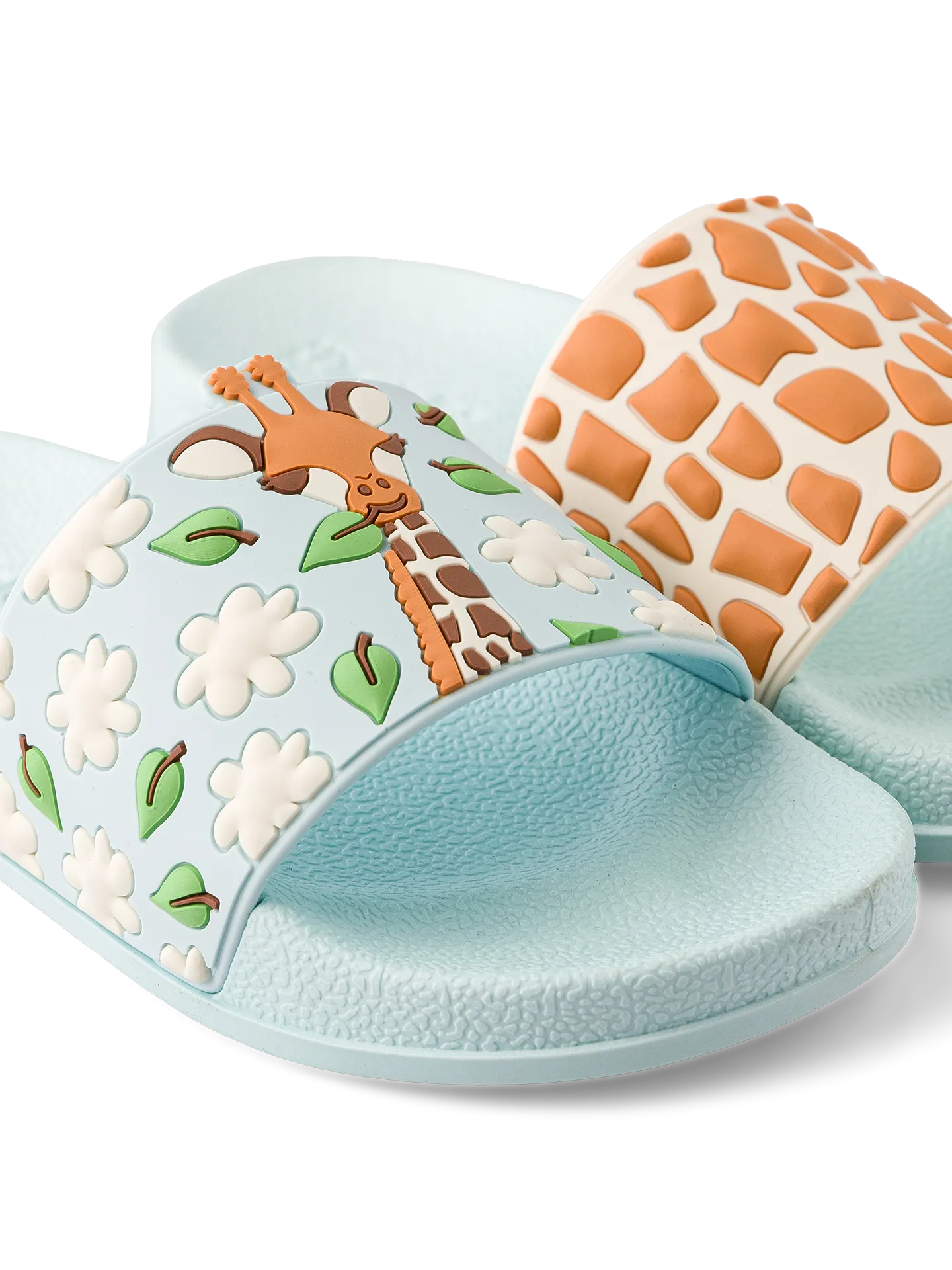 Lustige Pantoletten für Kinder Niedliche Giraffe - Image 3