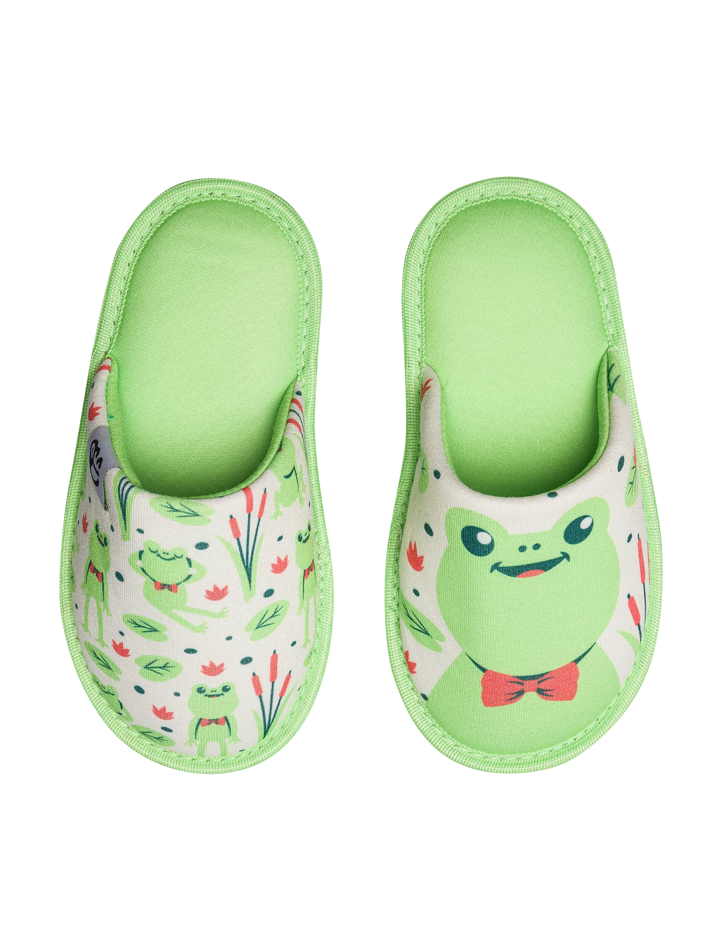Lustige Hausschuhe für Kinder Kleiner Frosch
