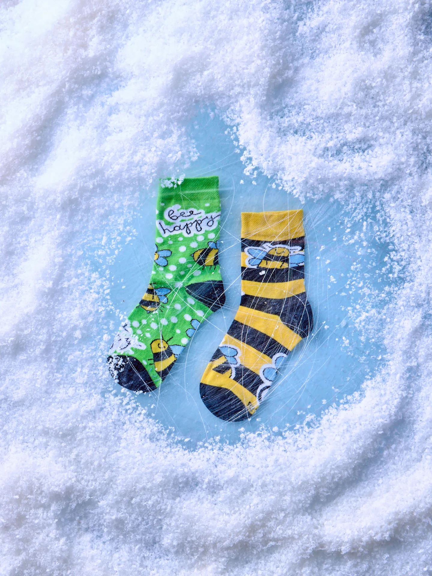 Lustige Kindersocken Bienen - Image 5