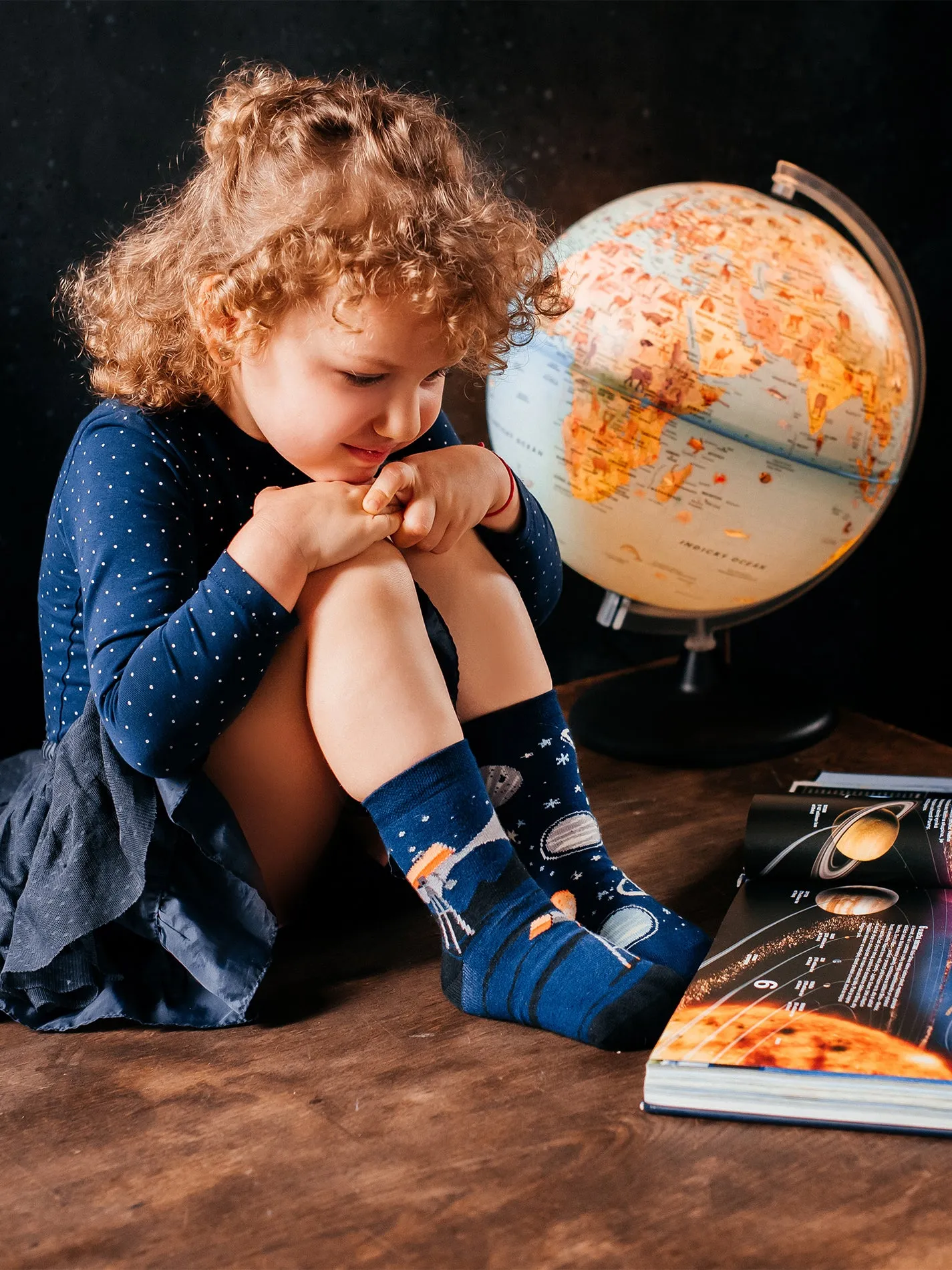 Lustige Kindersocken Kosmos - Image 2