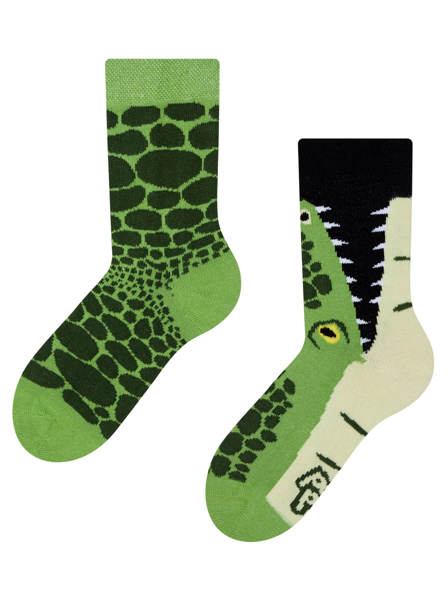 Lustige Kindersocken Krokodil