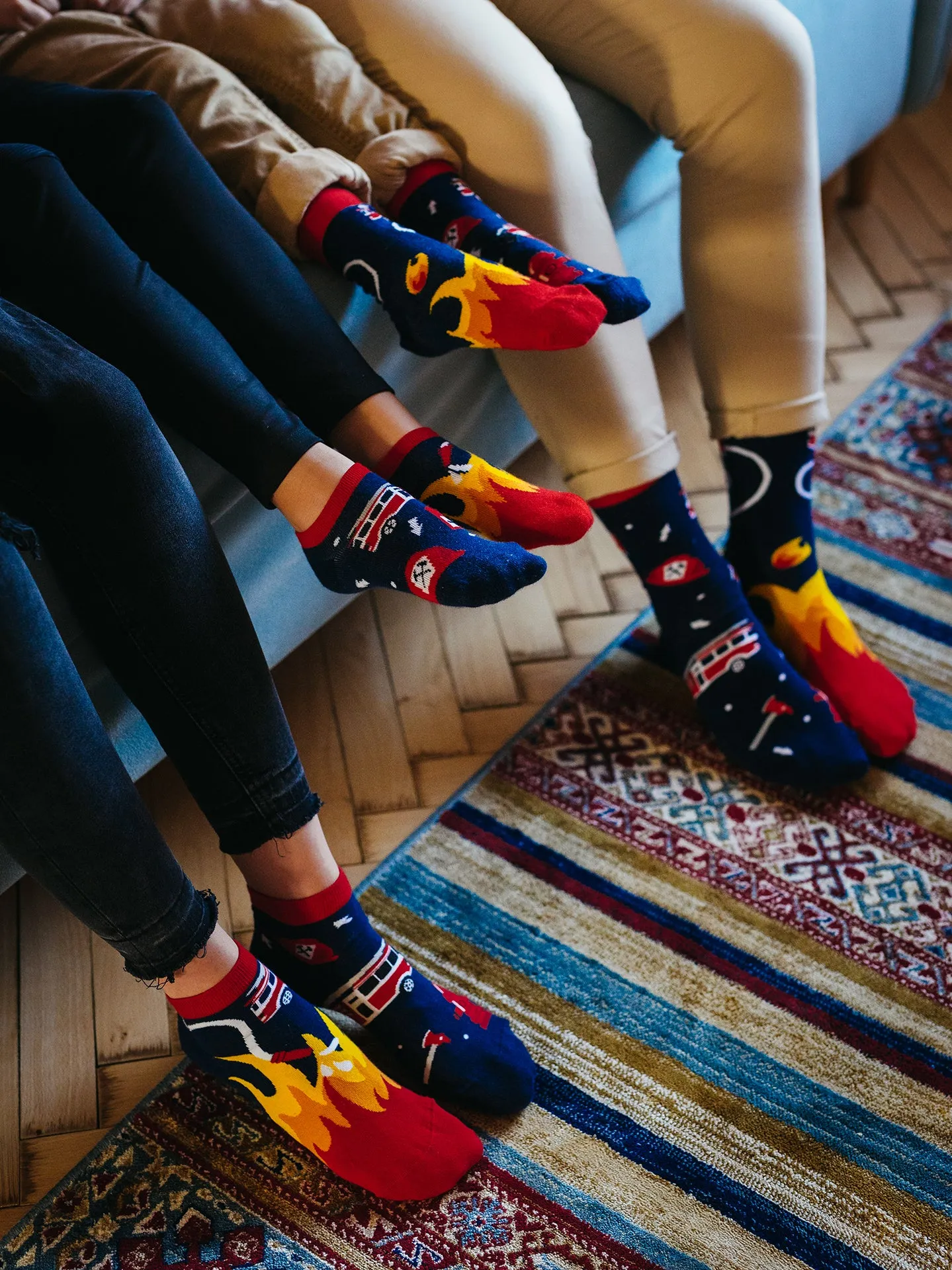Lustige Kindersocken Feuerwehrmann - Image 6