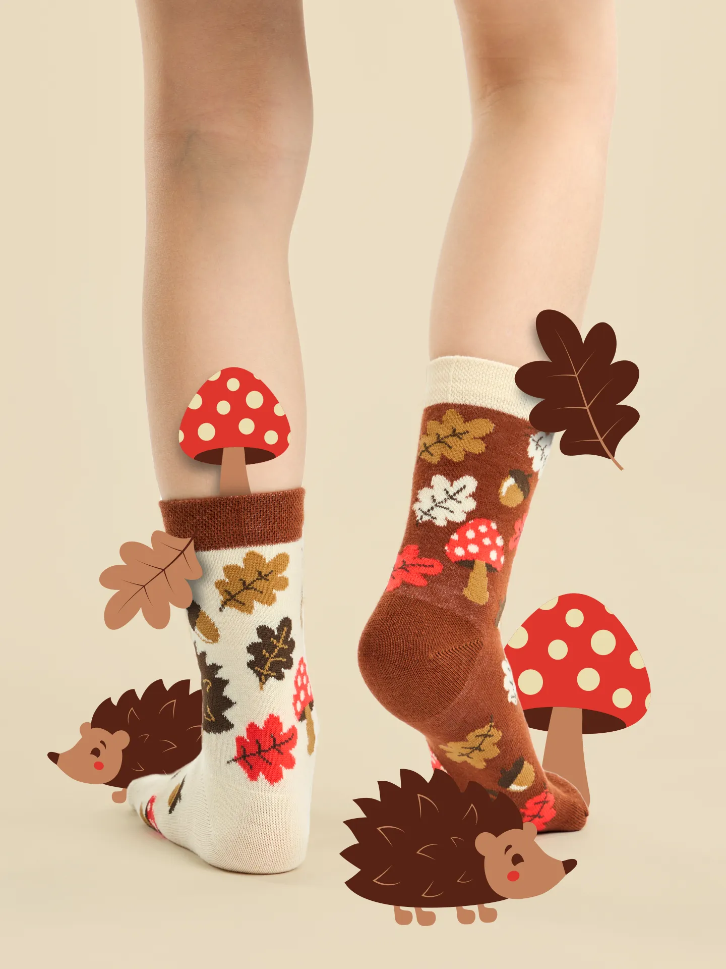 Lustige Kindersocken Waldigel - Image 5