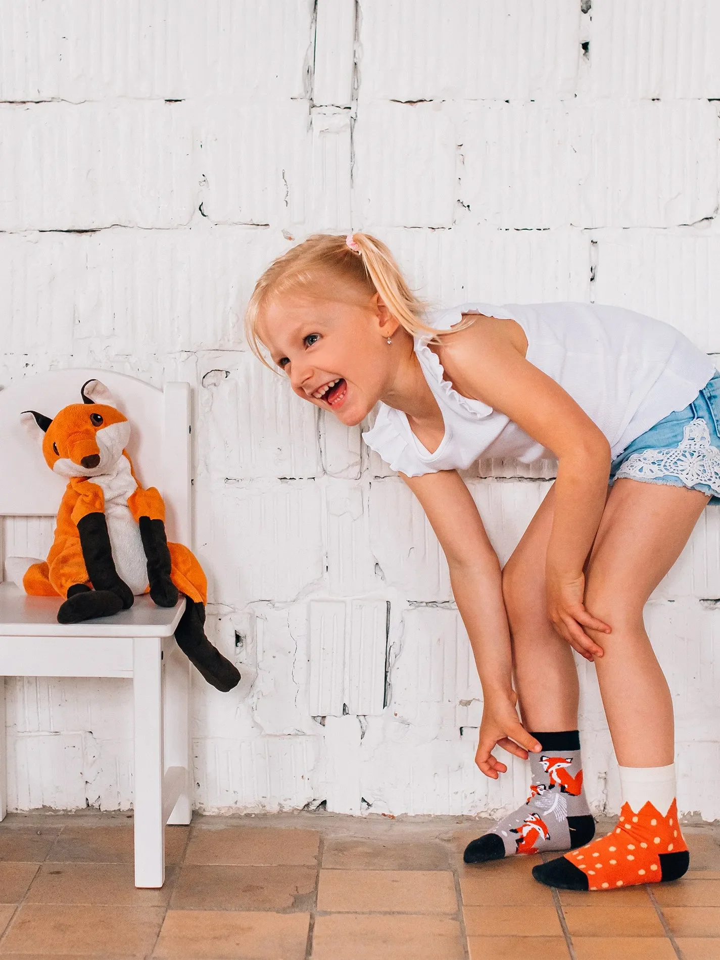 Lustige Kindersocken Fuchs - Image 3