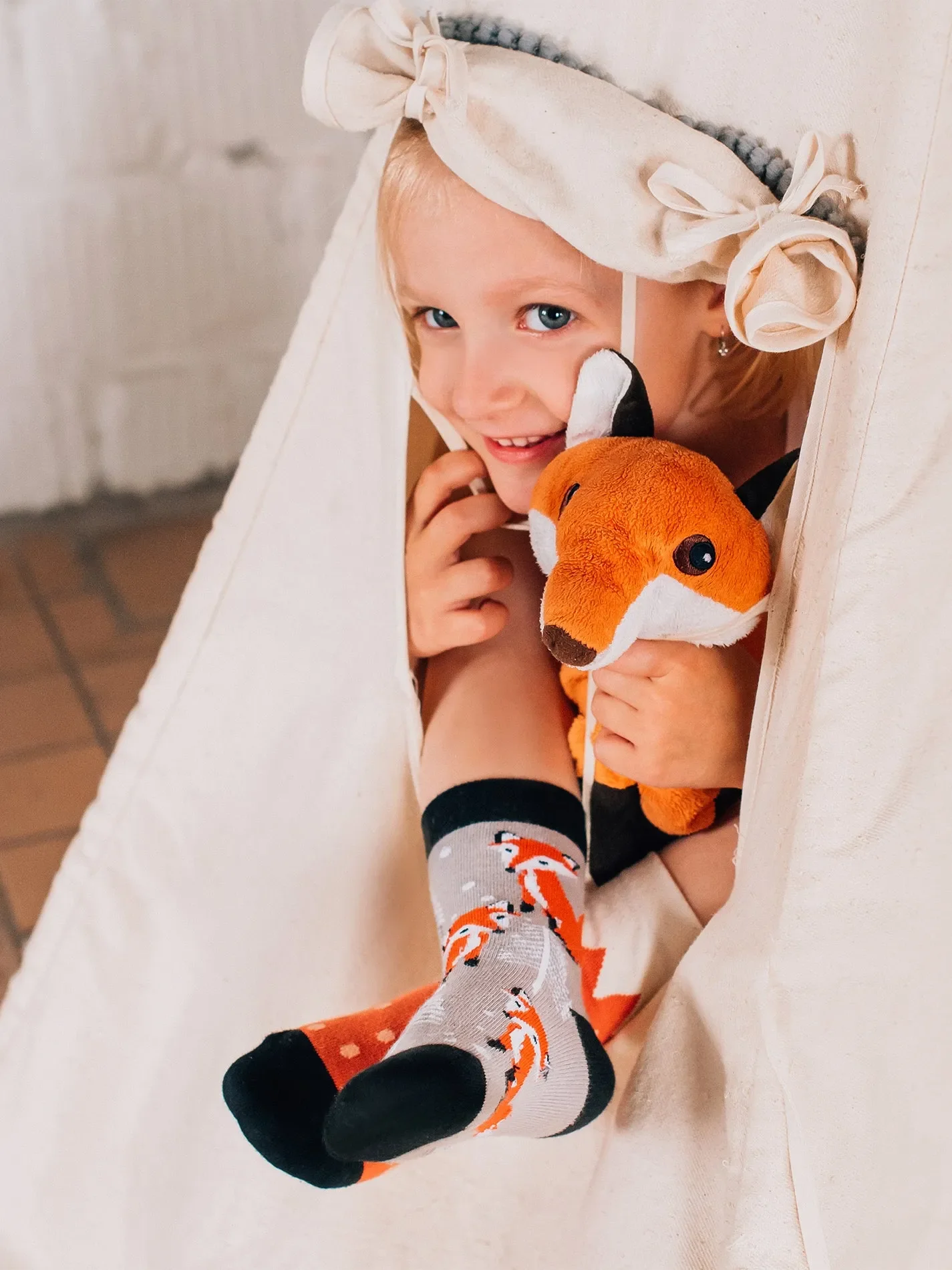 Lustige Kindersocken Fuchs - Image 4