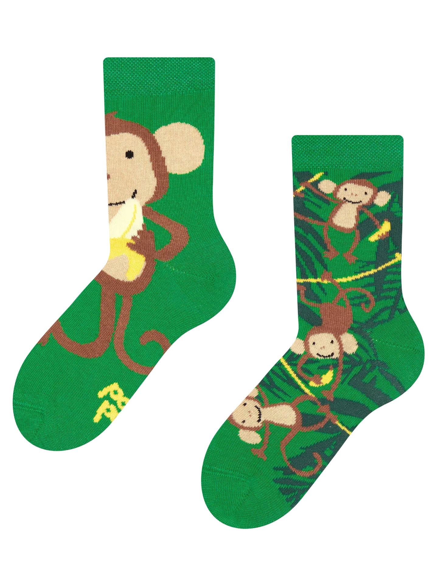 Lustige Kindersocken Affen