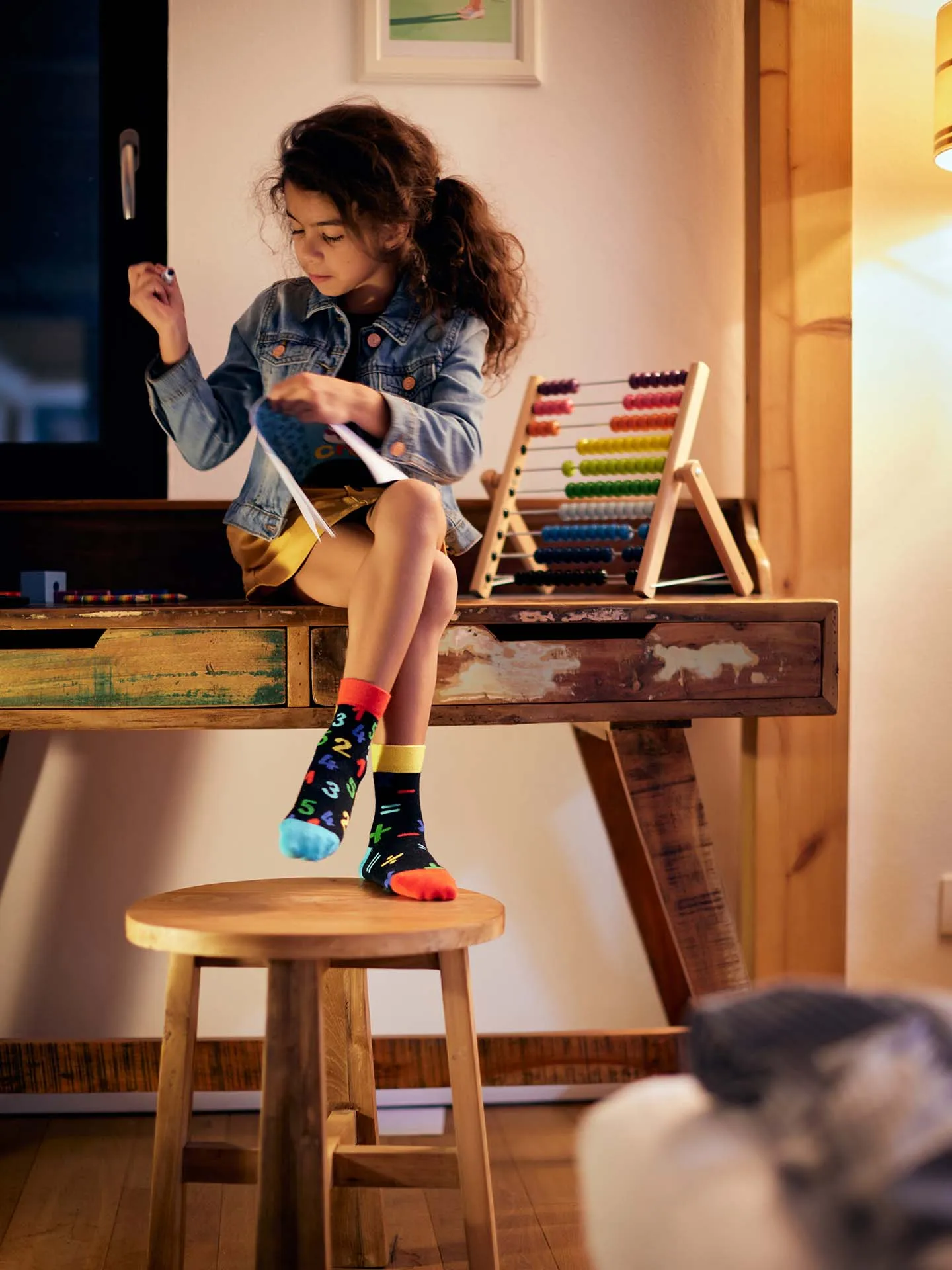 Lustige Kindersocken Zahlen - Image 3