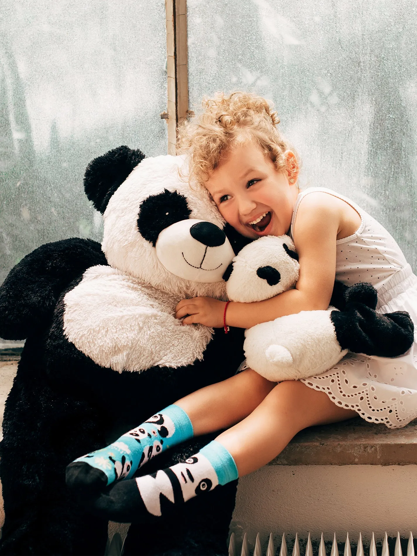 Lustige Kindersocken Panda - Image 2